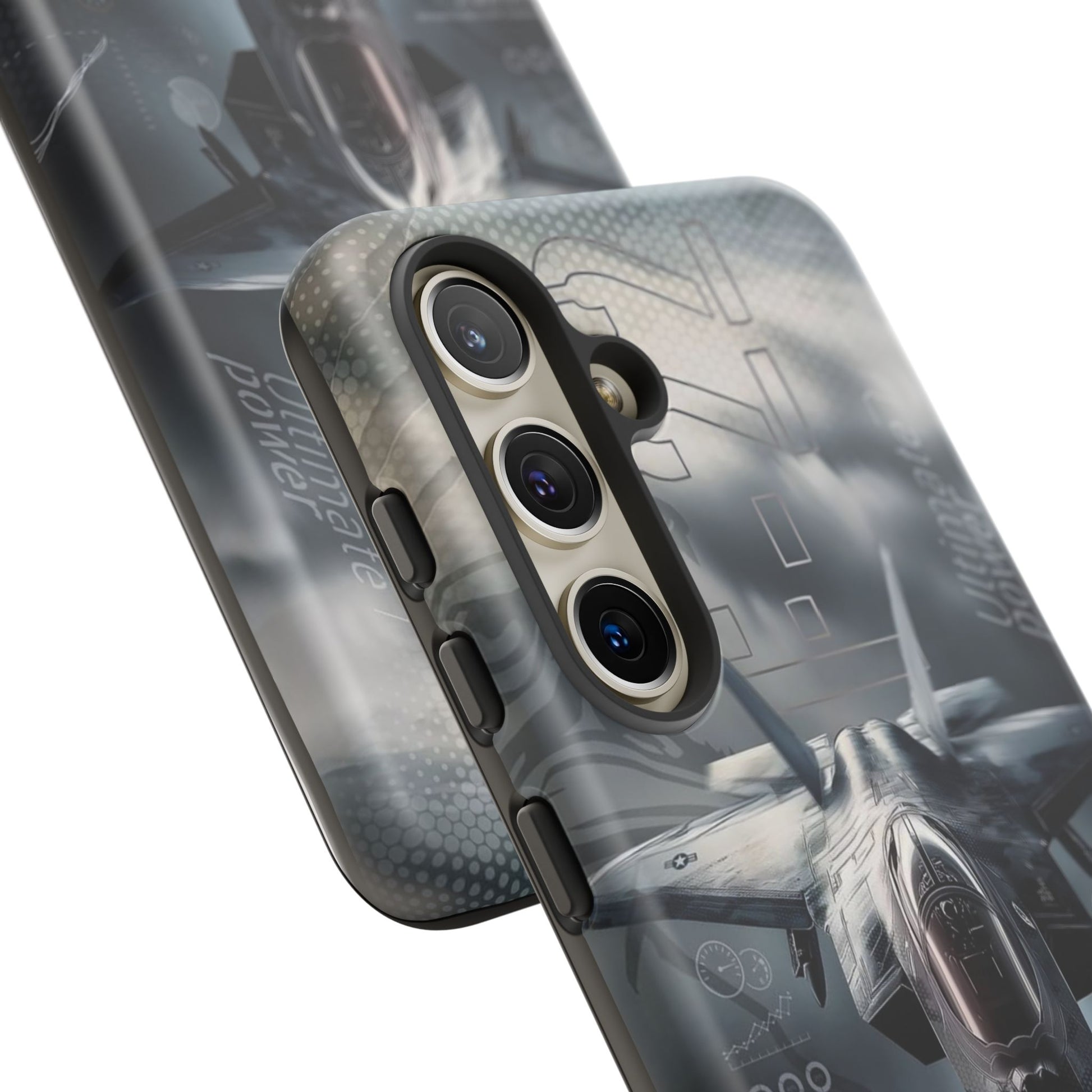 F-22 Raptor Fighter Jet Tough Cases for iPhones, Samsung, and Pixel