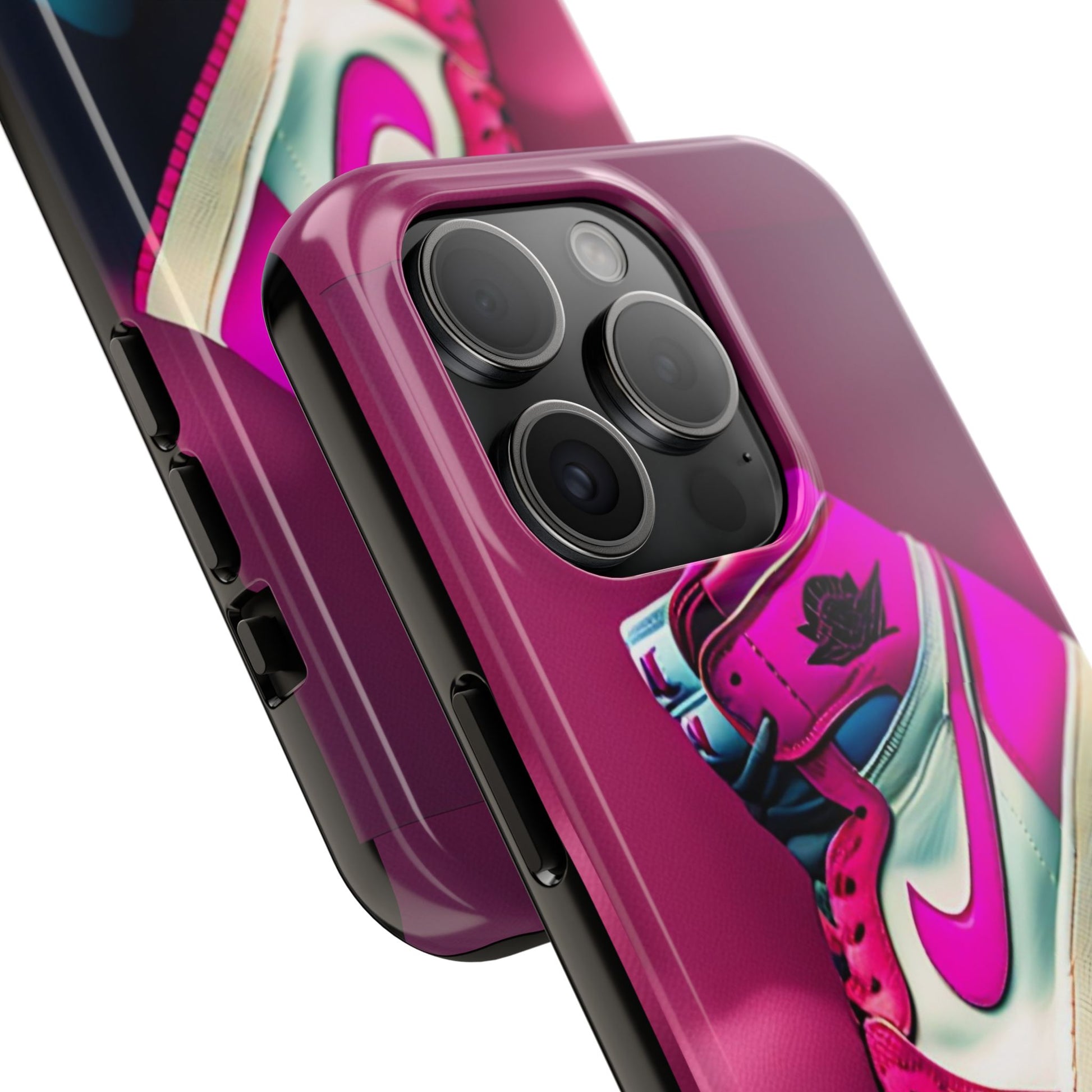 Pink Jordan Sneakers Phone Cases for iPhones & Samsung Phones