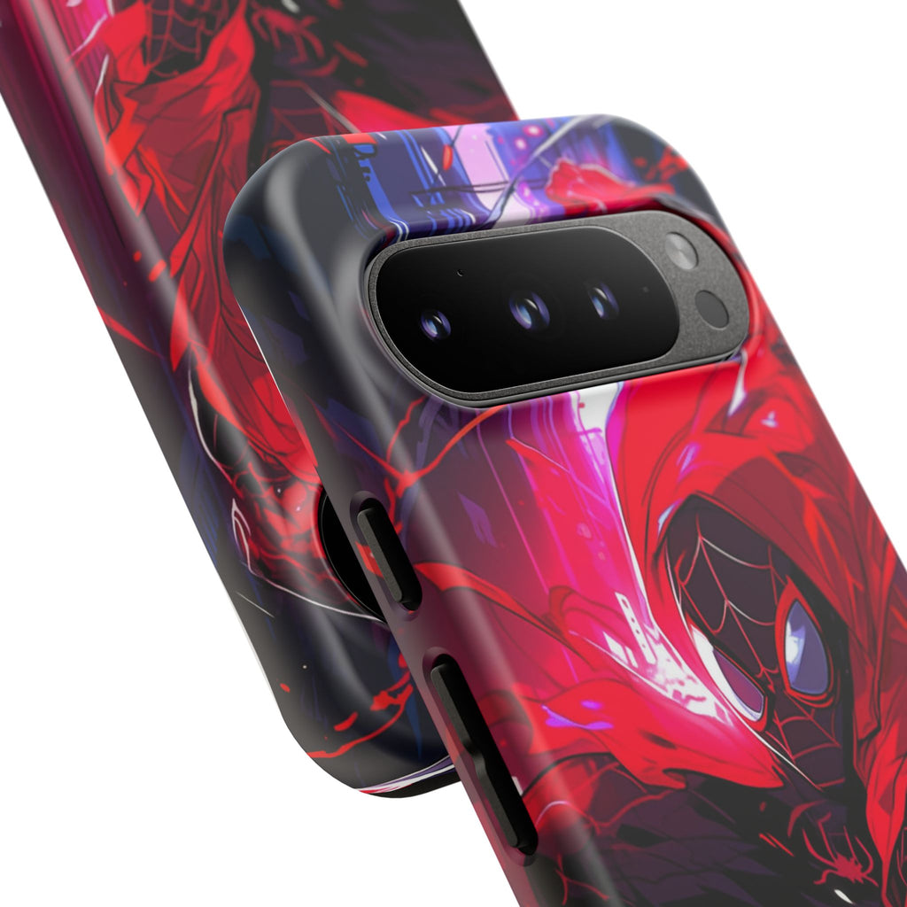 Miles Morales Spiderman Phone Case, Tough Cases for iPhones, Samsung, and Pixel