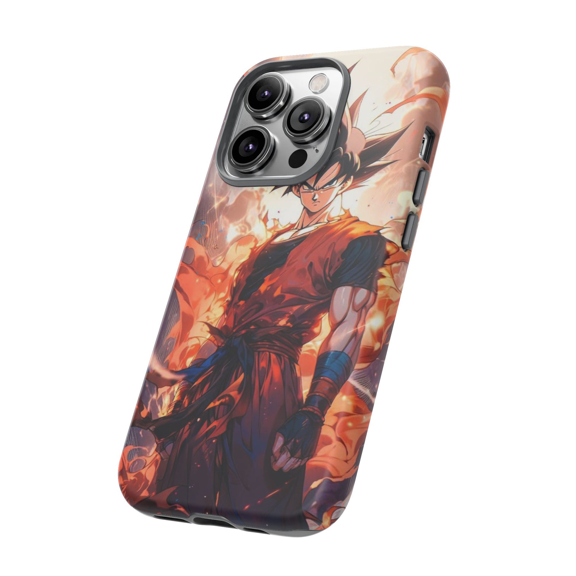 Anime Manga Dragon Ball Z Goku Tough Cases for iPhones, Samsung, and Pixel