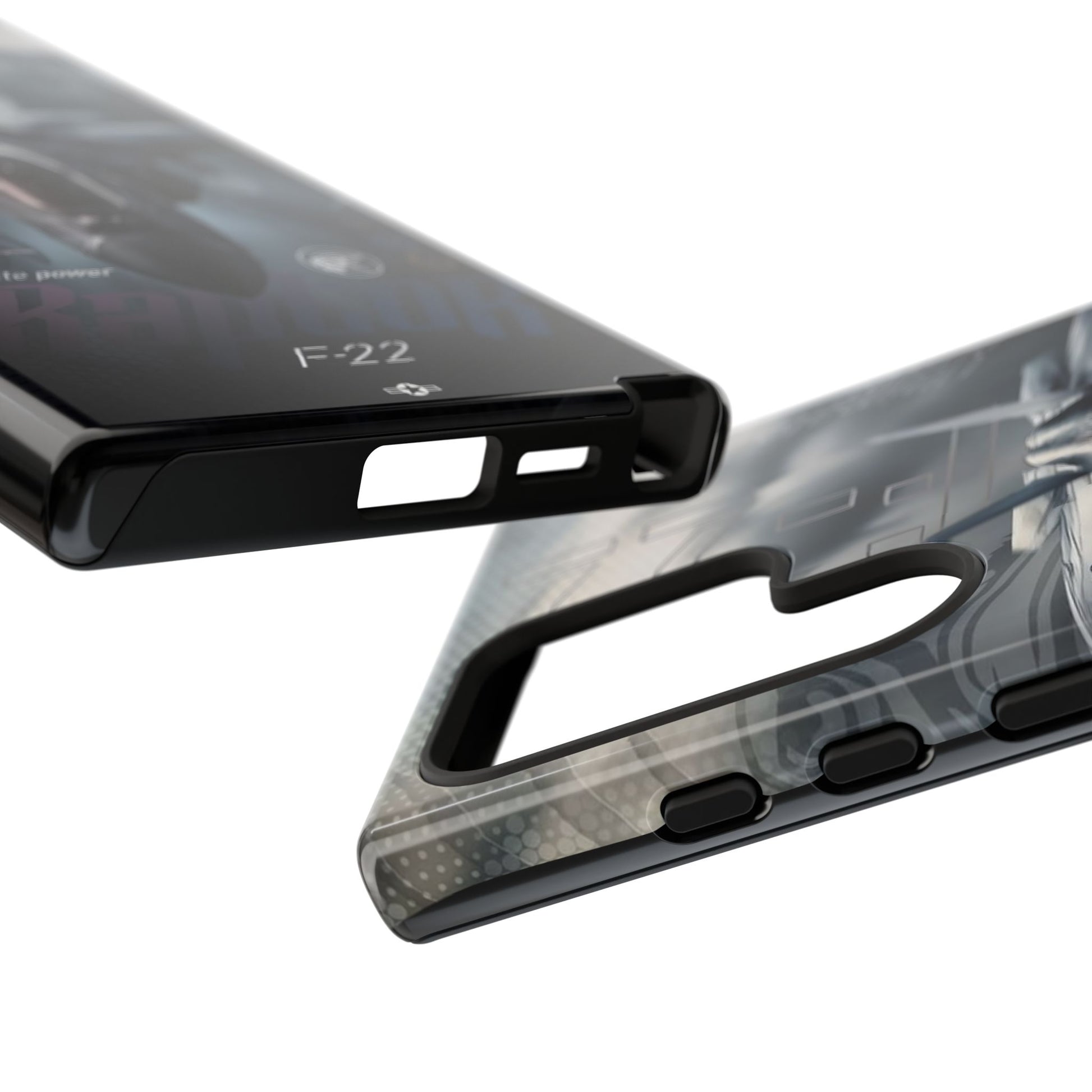 F-22 Raptor Fighter Jet Tough Cases for iPhones, Samsung, and Pixel