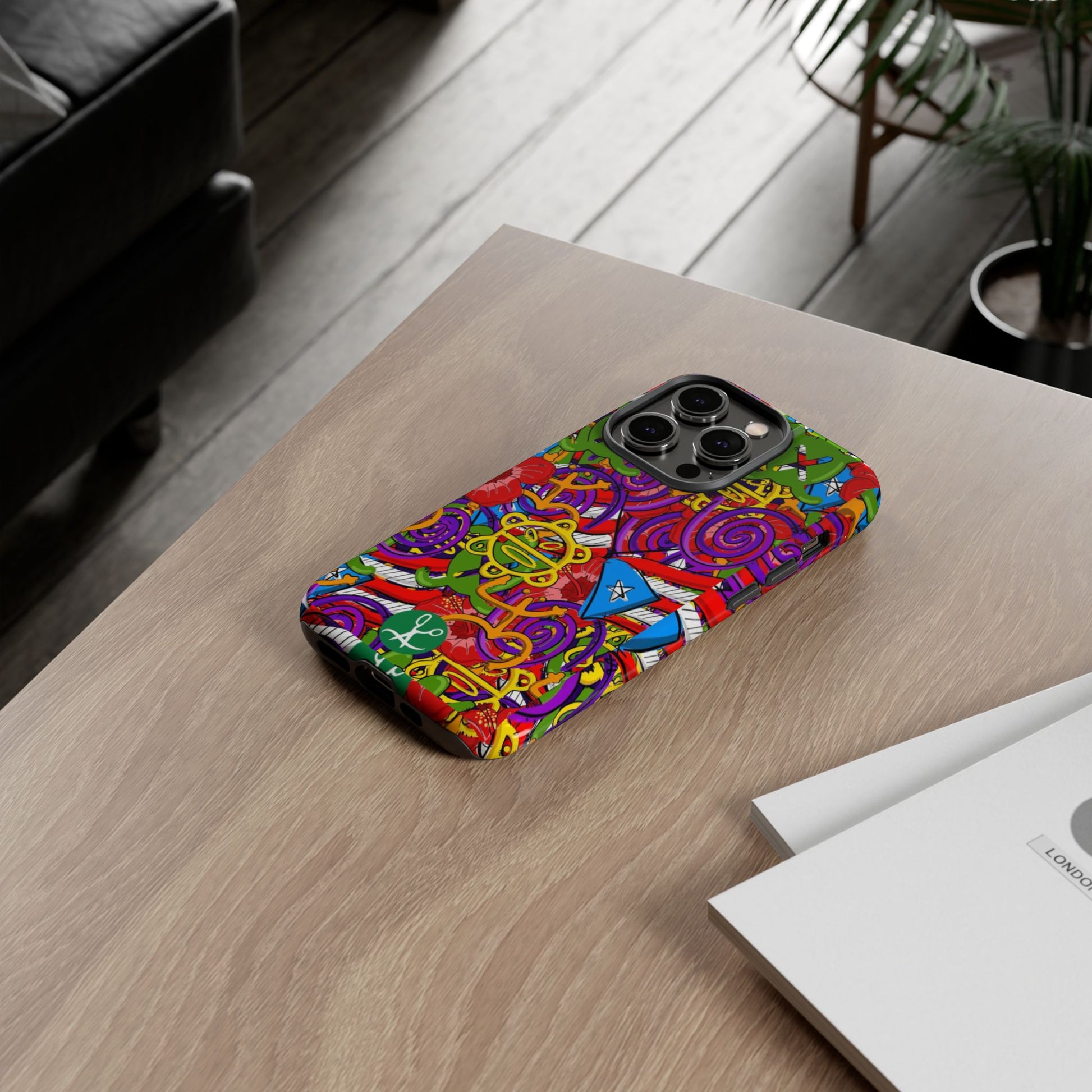 Puerto Rico Taino Tribal Art Tough Cases for iPhones, Samsung, and Pixel