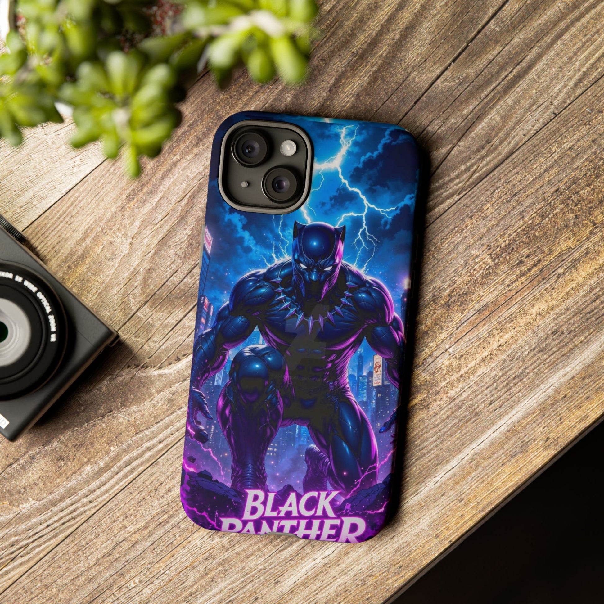 Black Panther Phone Case, Tough Cases for iPhones, Samsung, and Pixel