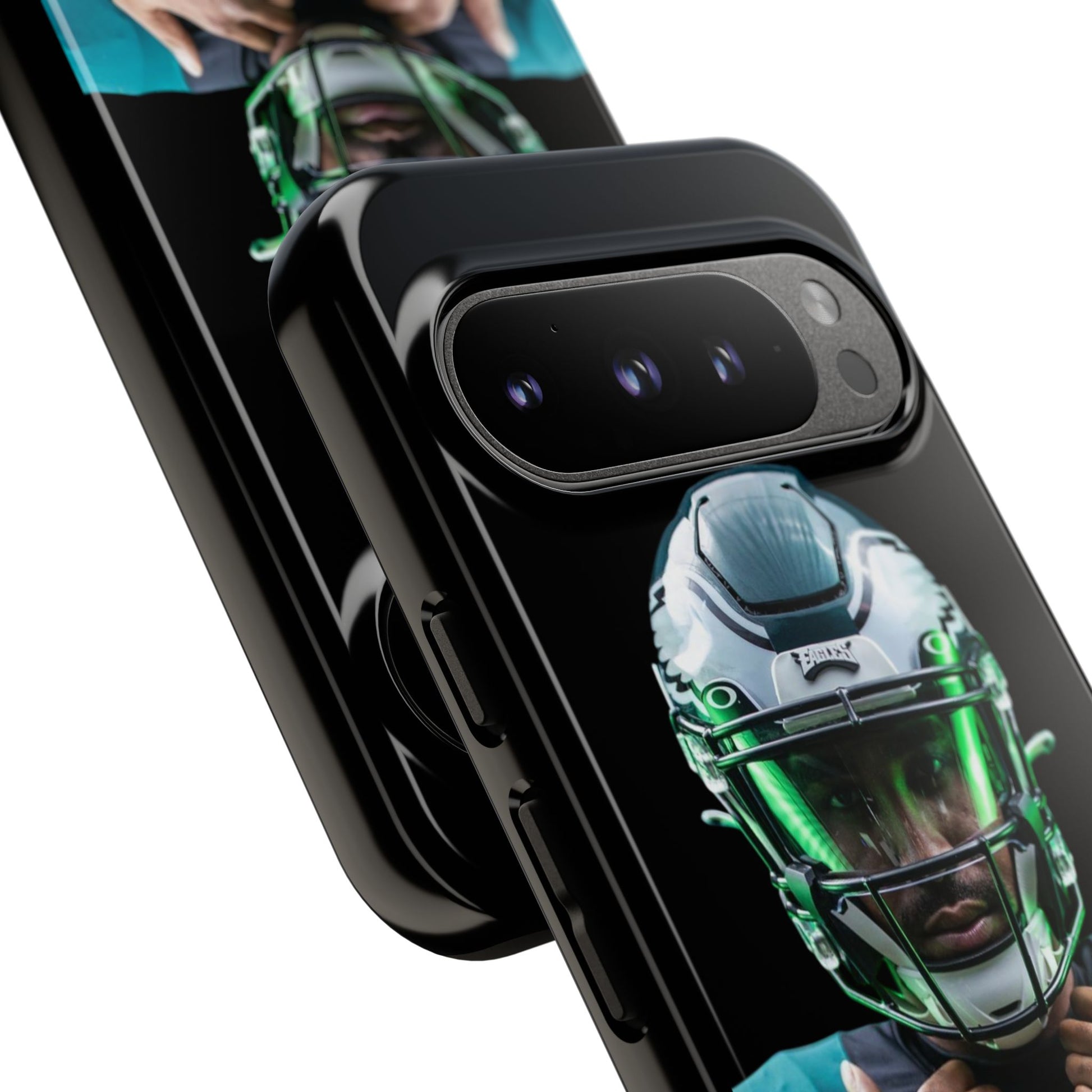 Eagles Football Jalen Hurts Tough Cases for iPhones, Samsung, and Pixel