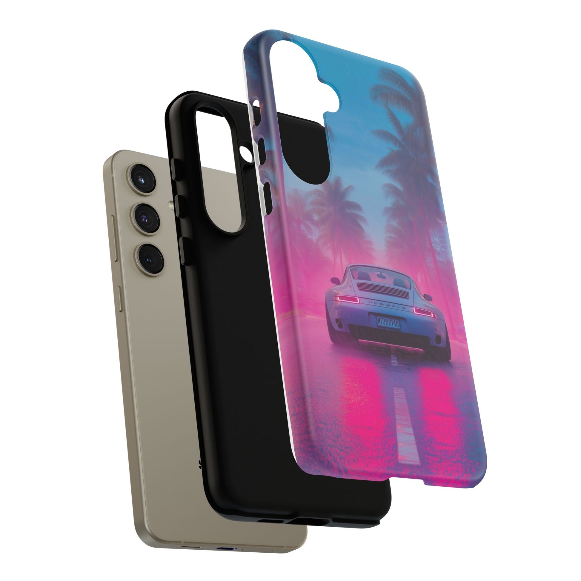 Miami Vice Porsche Phone Case for iPhone, Samsung Galaxy, & Pixel Phones