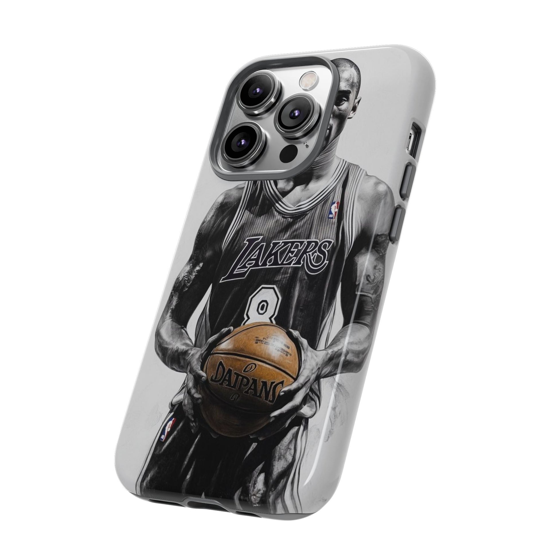 Kobe Basketball Art Tough Cases for iPhones, Samsung, and Pixel