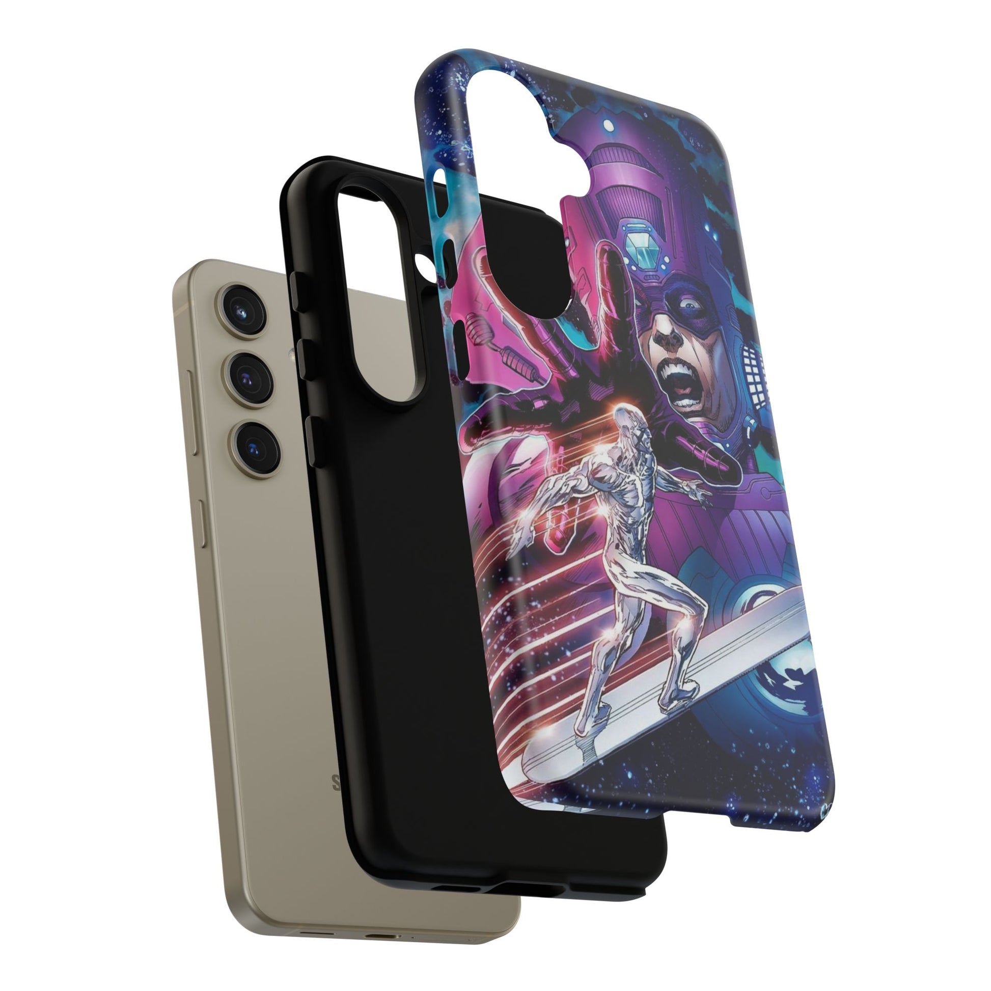 Galactus x Silver Surfer Marvel Phone Case, Tough Cases for iPhones, Samsung, and Pixel