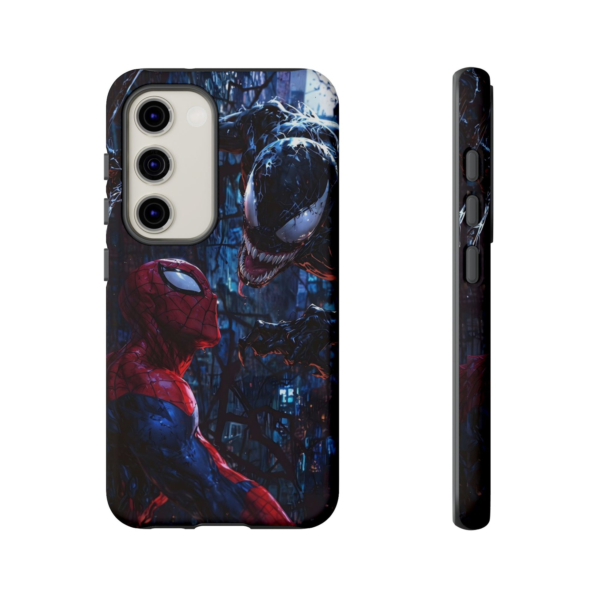 Venom x Spiderman Phone Case, Tough Cases for iPhones, Samsung, and Pixel