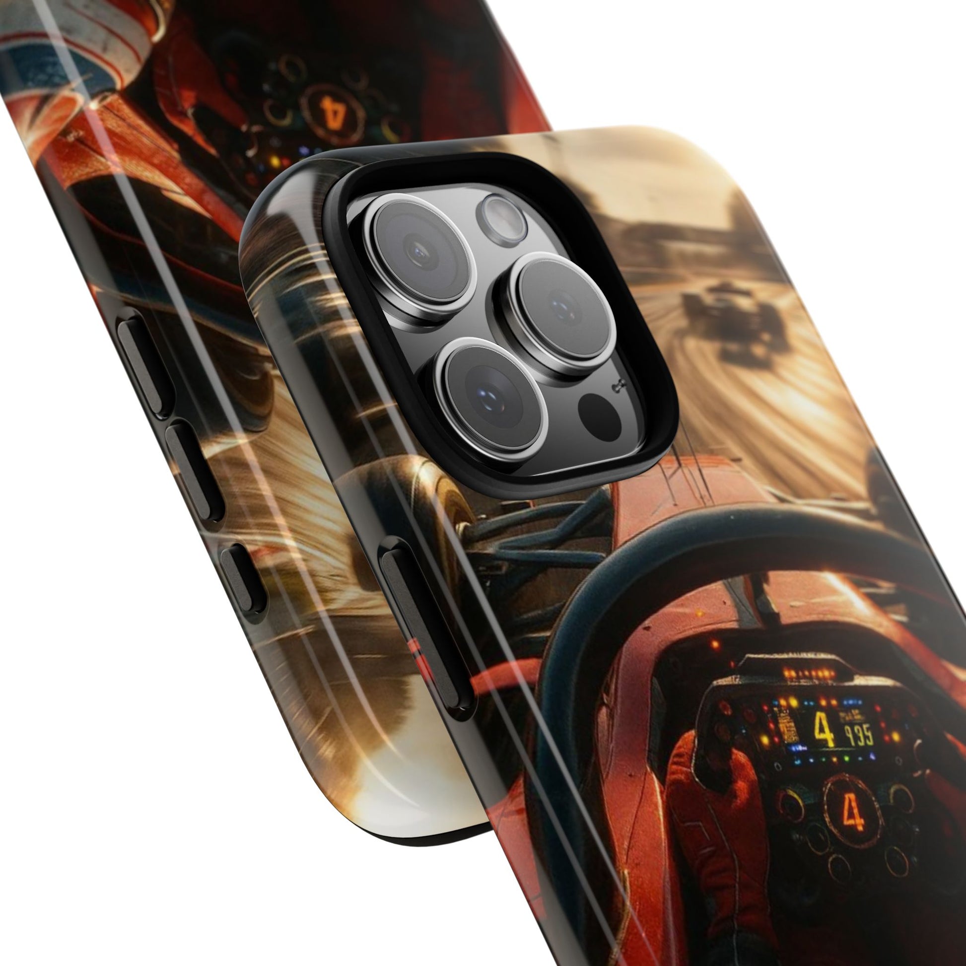 Formula 1 Cockpit Phone Case, Tough Cases for iPhones, Samsung, and Pixel