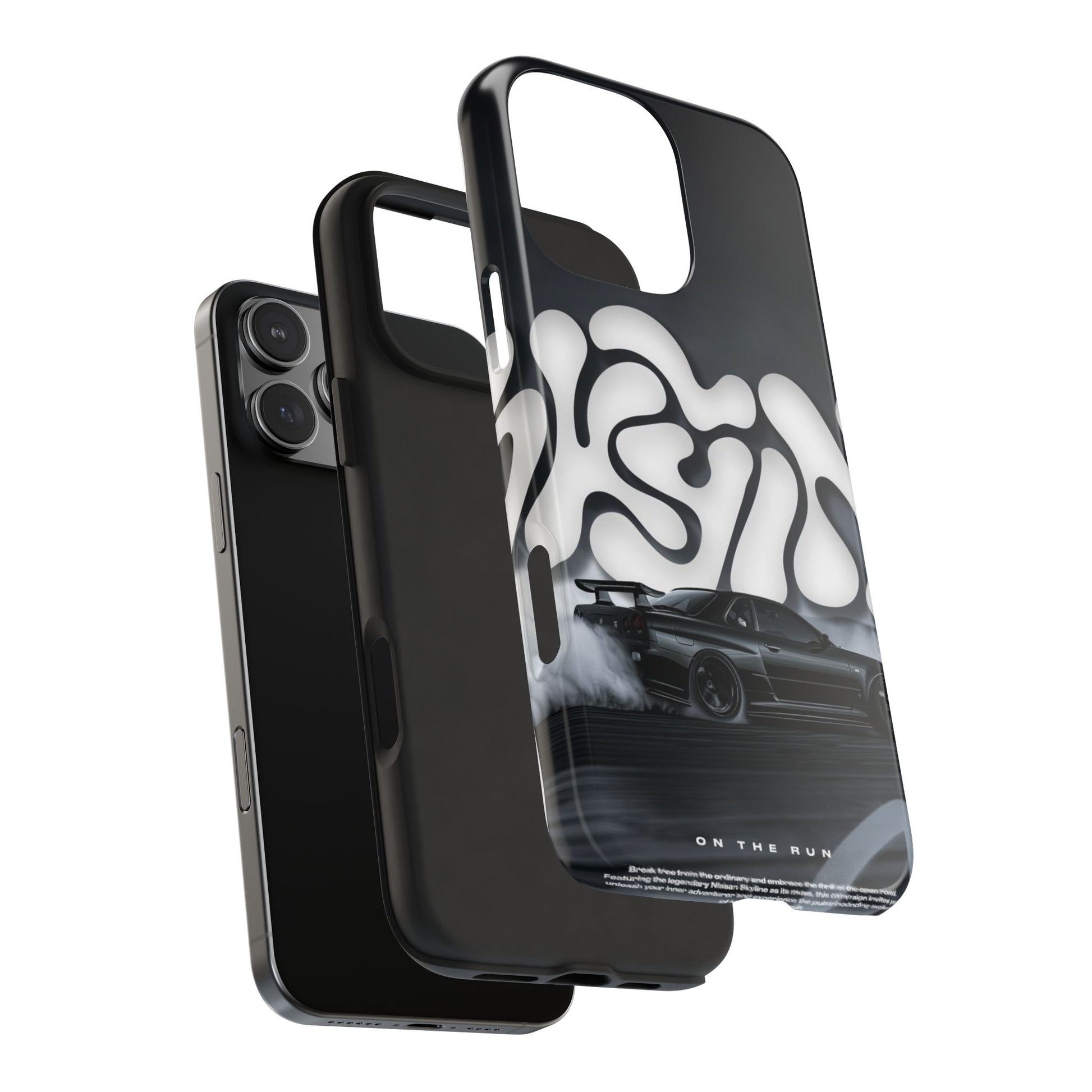 Drifting Skyline Racing Car Theme Phone Case for iPhone & Samsung Galaxy Phones