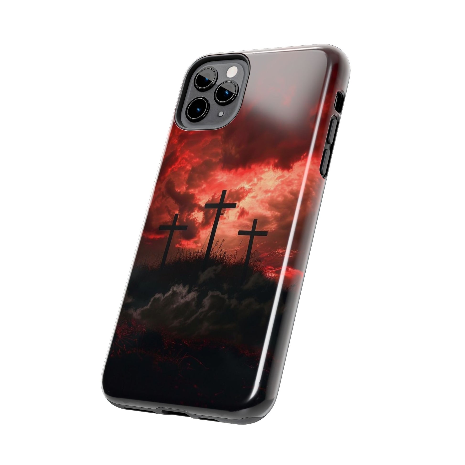 Crosses at Golgotha Christian Cases for iPhones & Samsung Phones