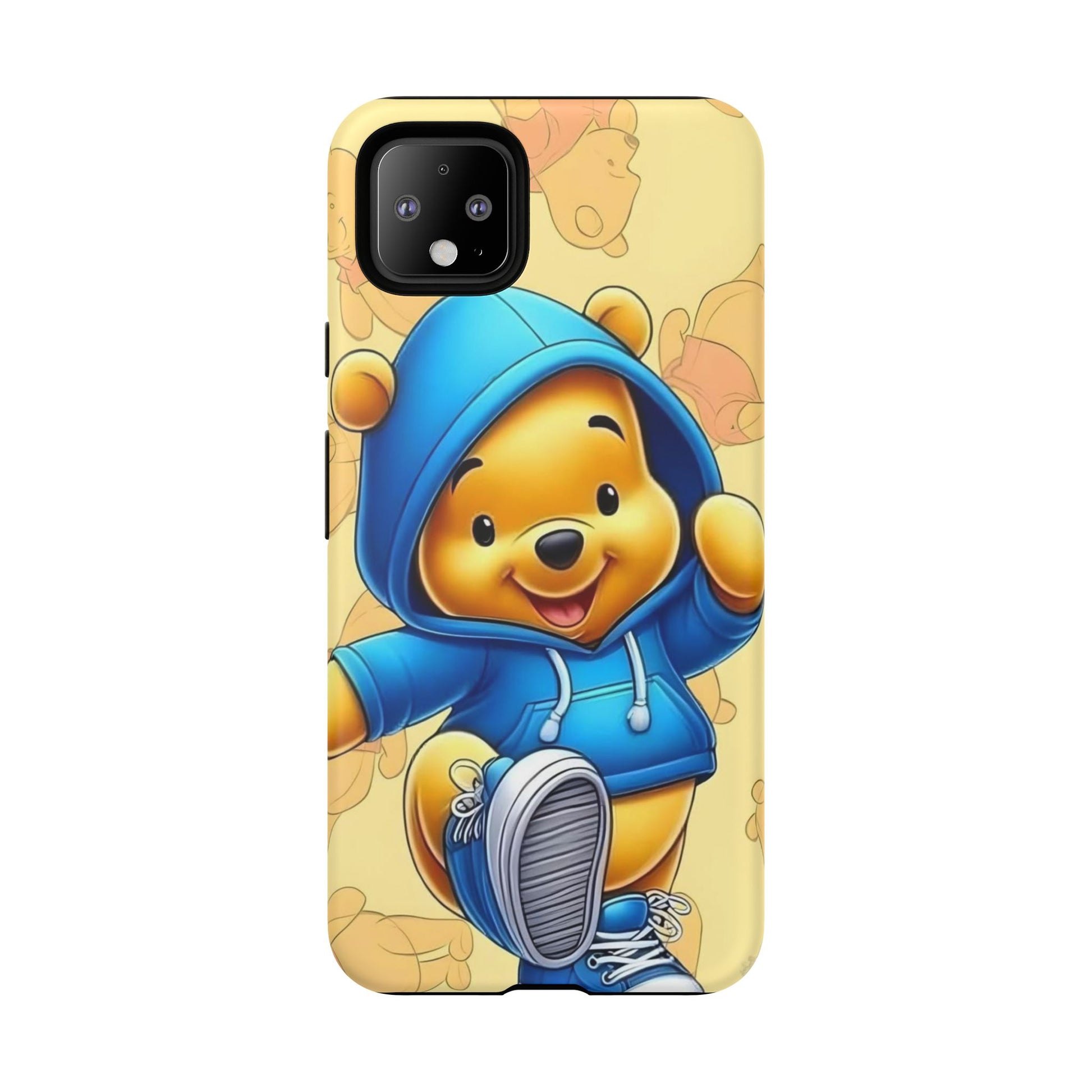 Cute Pooh Bear Phone Case, Tough Case