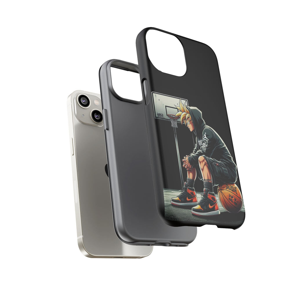 Son Goku Basketball Tough Cases for iPhones, Samsung, and Pixel