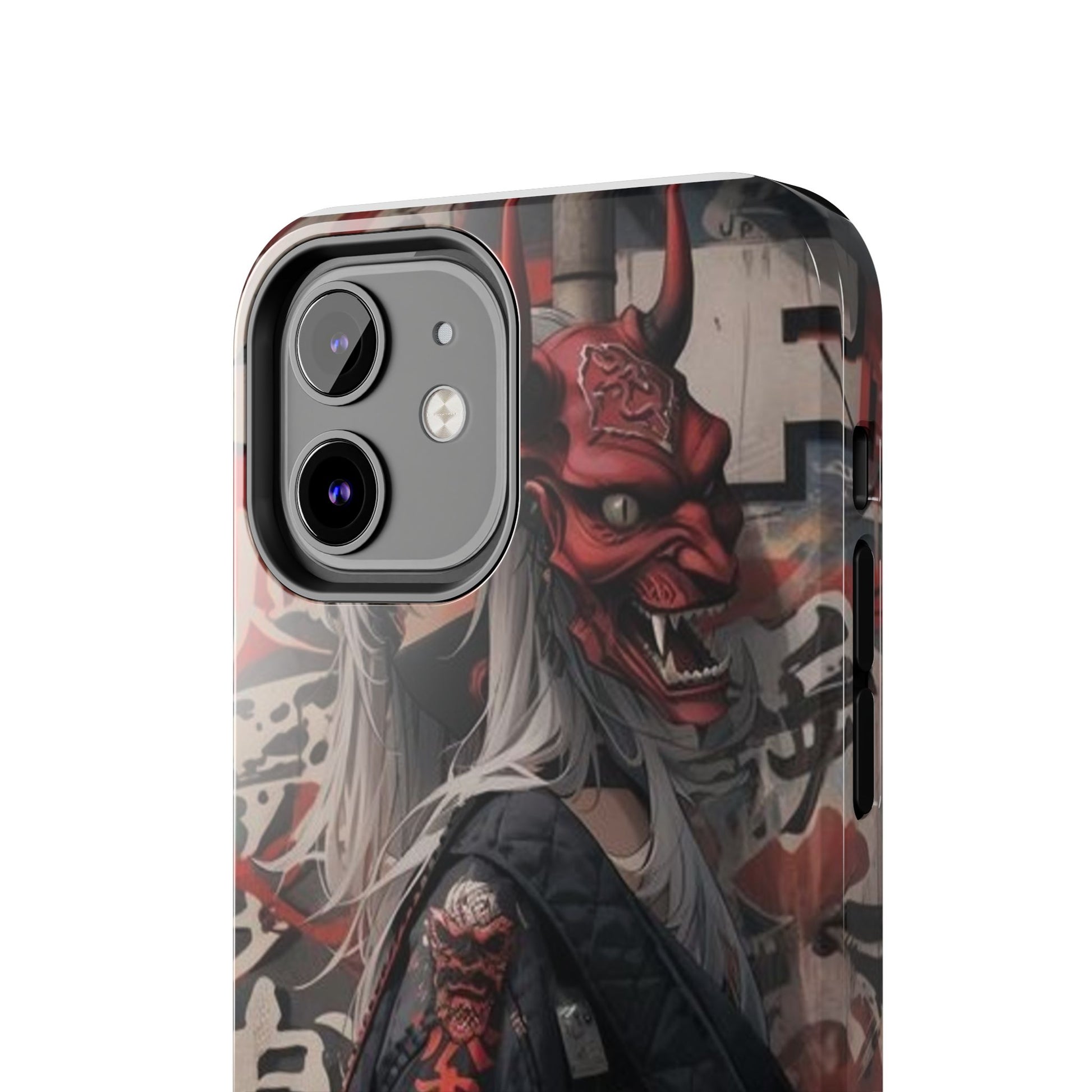 Anime Kabuki Mask Theme Phone Cases for Iphones & Samsung Durable