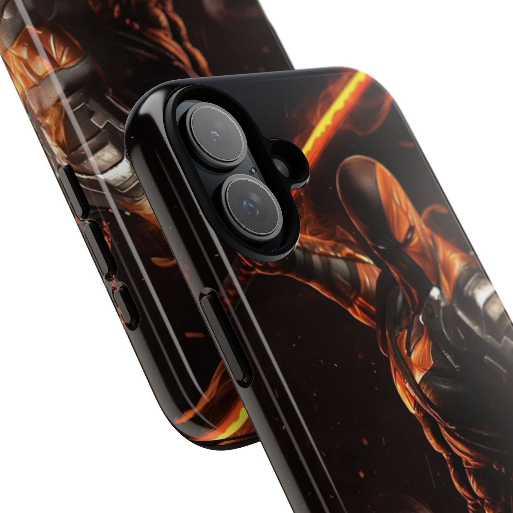 DC Comics Death Stroke Tough Cases for iPhones, Samsung, and Pixel