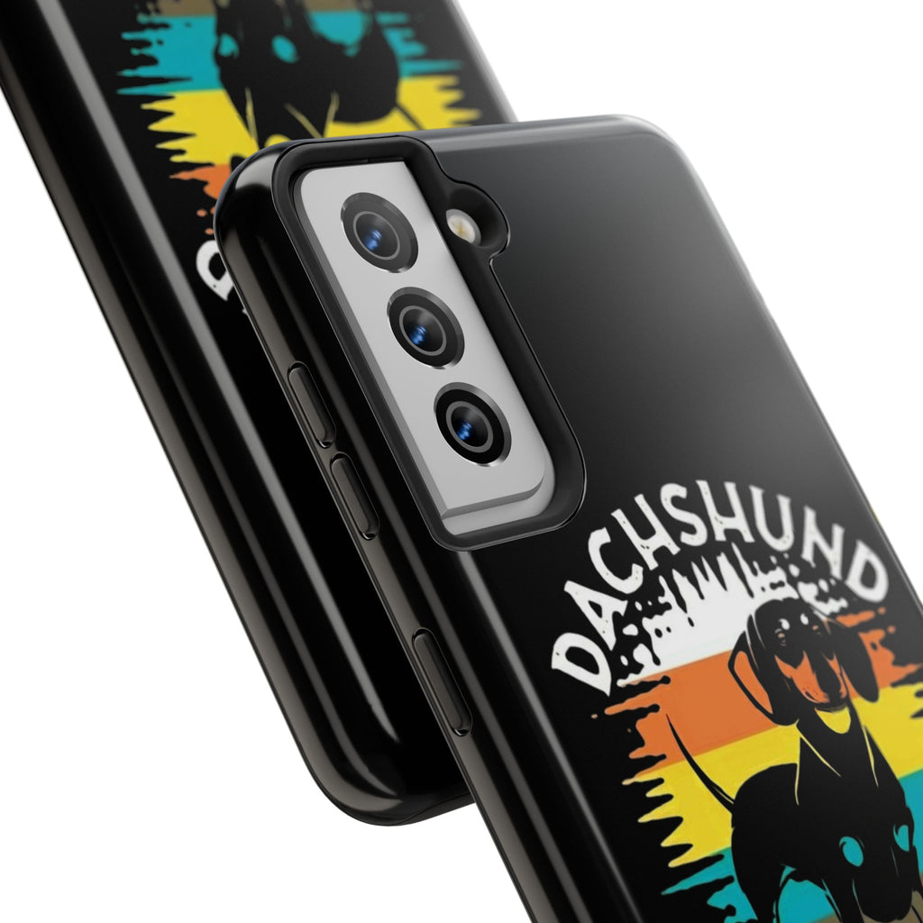 Dachshund Boss Theme Phone Cases for iPhones & Samsung Phones