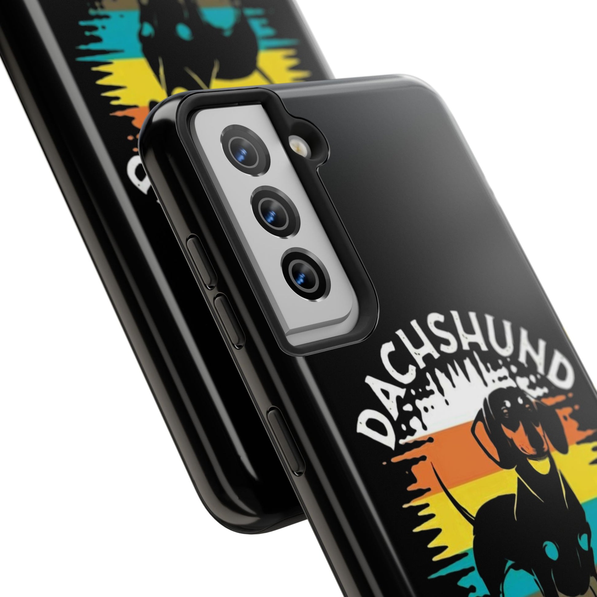 Dachshund Boss Theme Phone Cases for iPhones & Samsung Phones