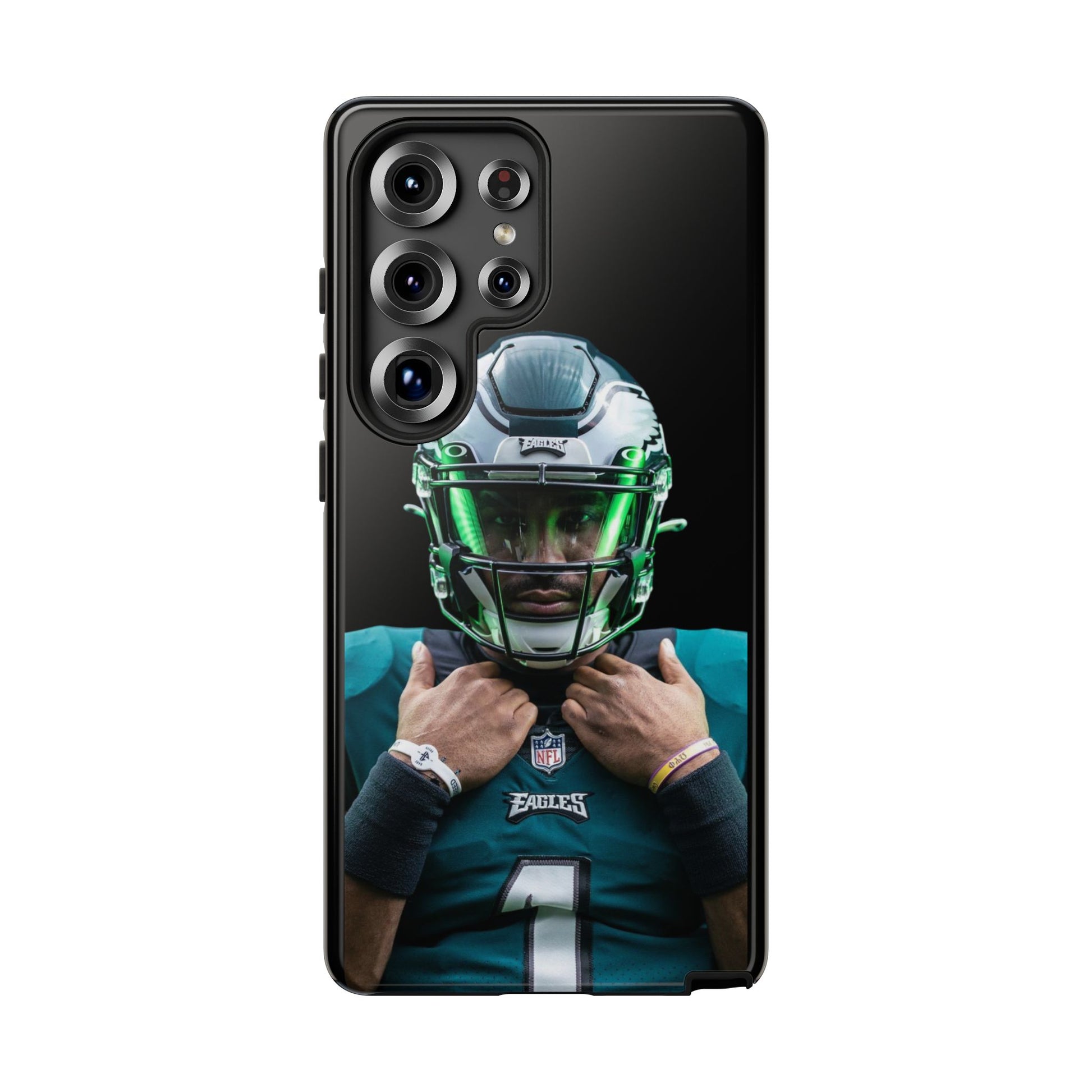 Eagles Football Jalen Hurts Tough Cases for iPhones, Samsung, and Pixel