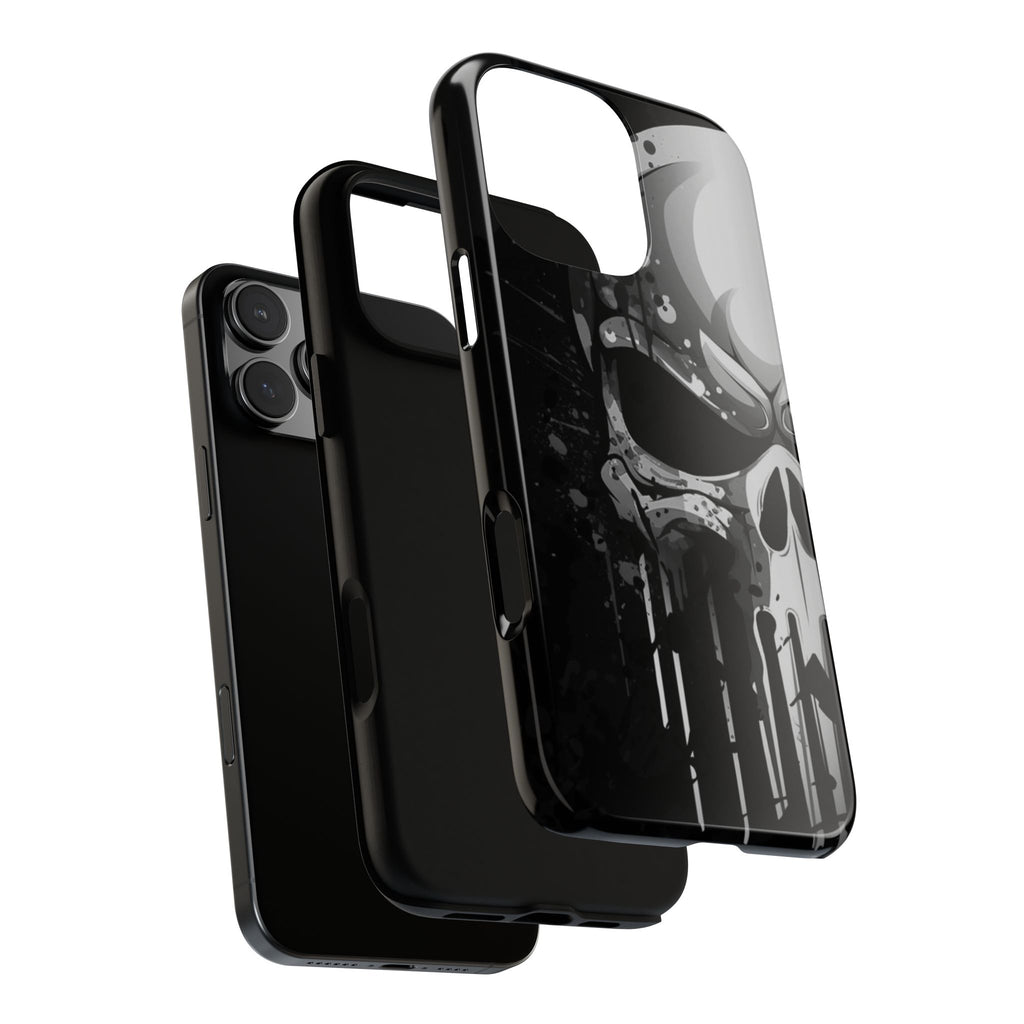 Punisher Skull Tough Cases for iPhones, Samsung, and Pixel