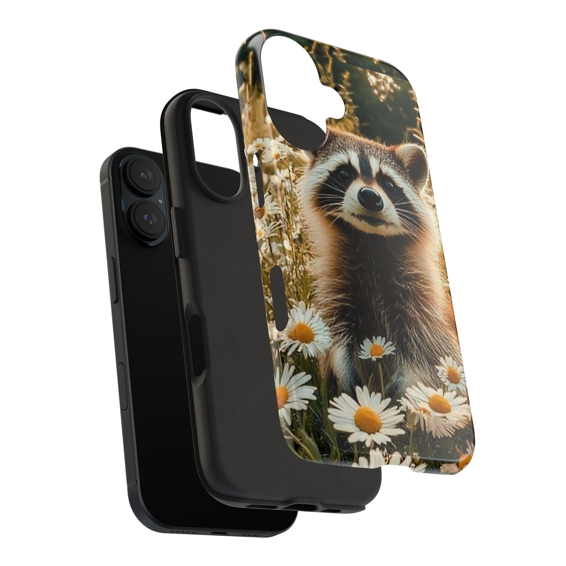 Cute Raccoon Theme Phone Cases for iPhones & Samsung Phones