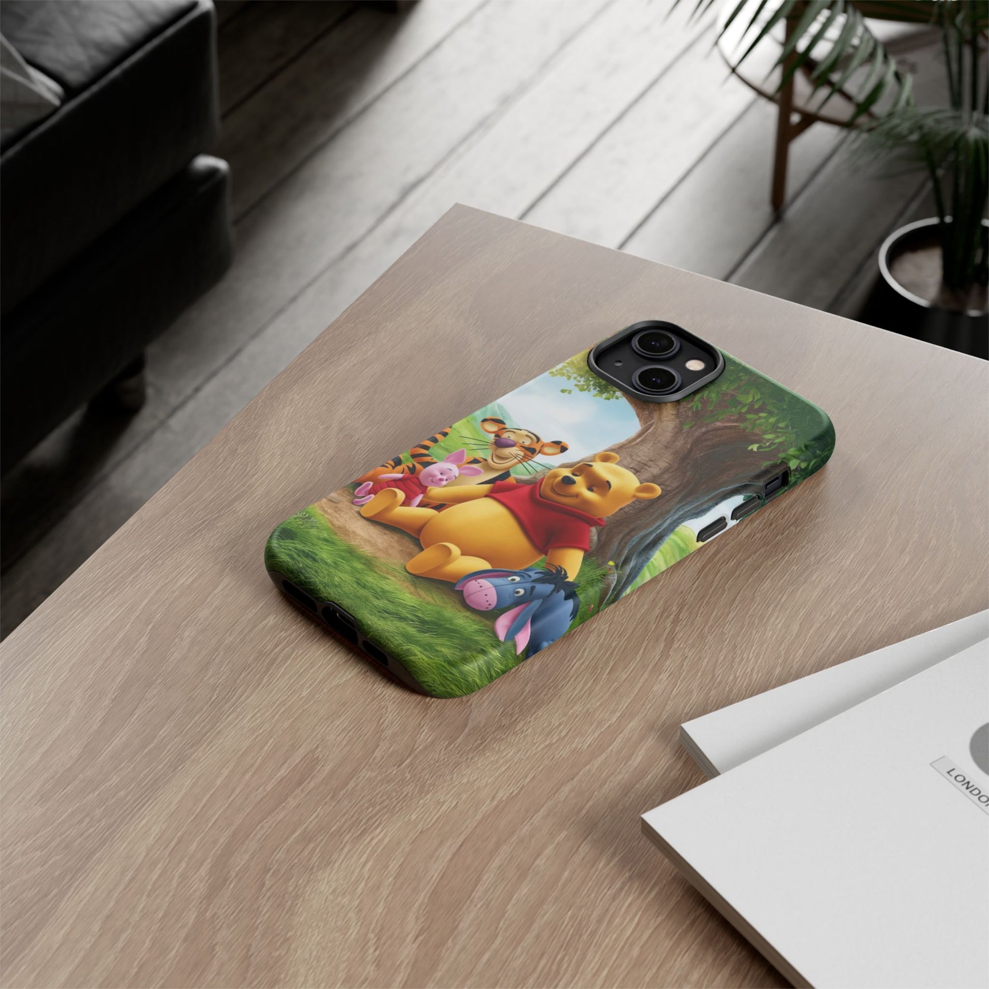 Cute Pooh Bear Phone Case, Tough Cases, Disney Phone for iPhones, Samsung, and Pixel