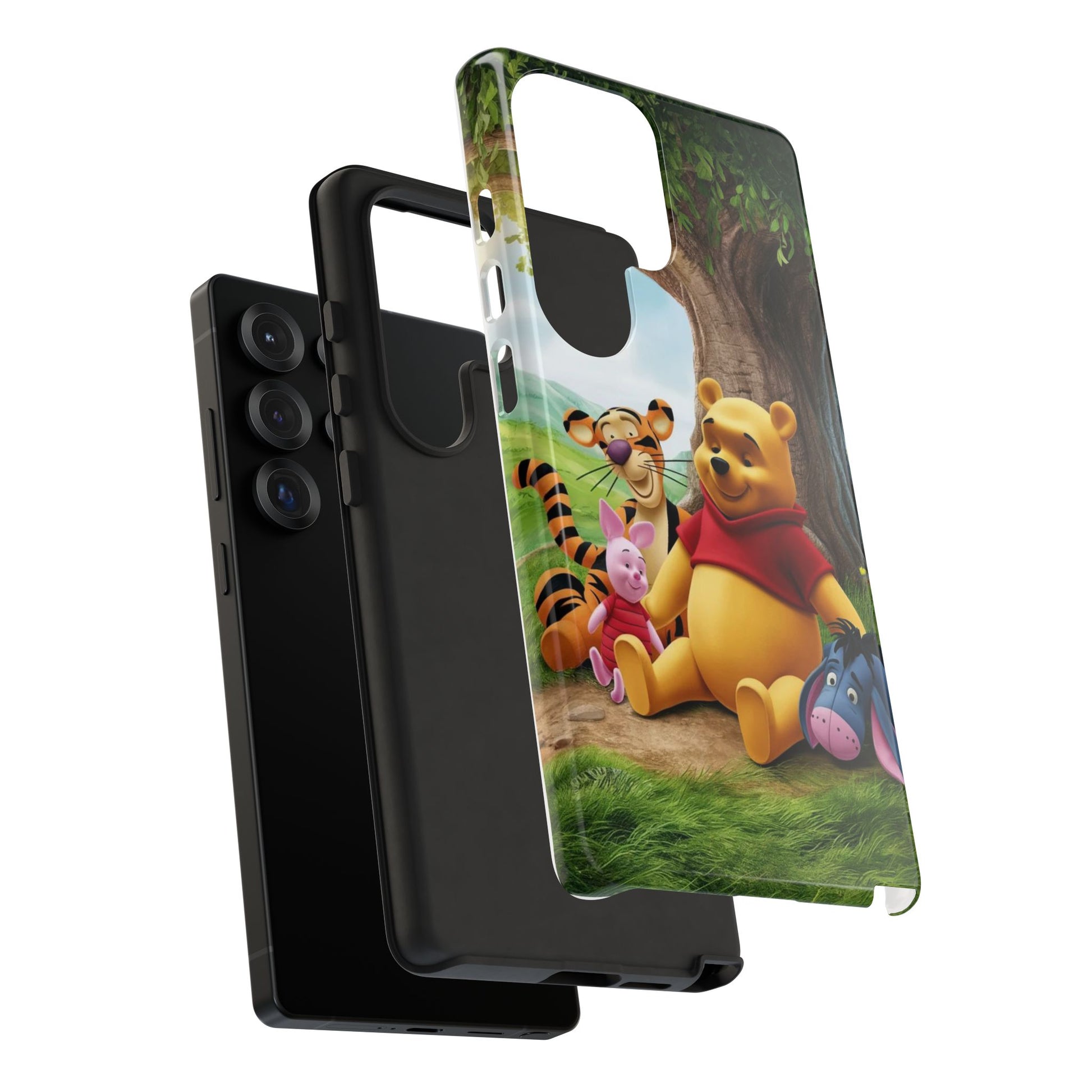 Cute Pooh Bear Phone Case, Tough Cases, Disney Phone for iPhones, Samsung, and Pixel