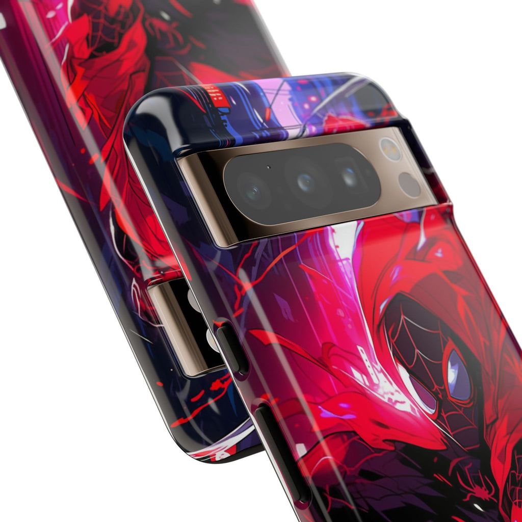 Miles Morales Spiderman Phone Case, Tough Cases for iPhones, Samsung, and Pixel