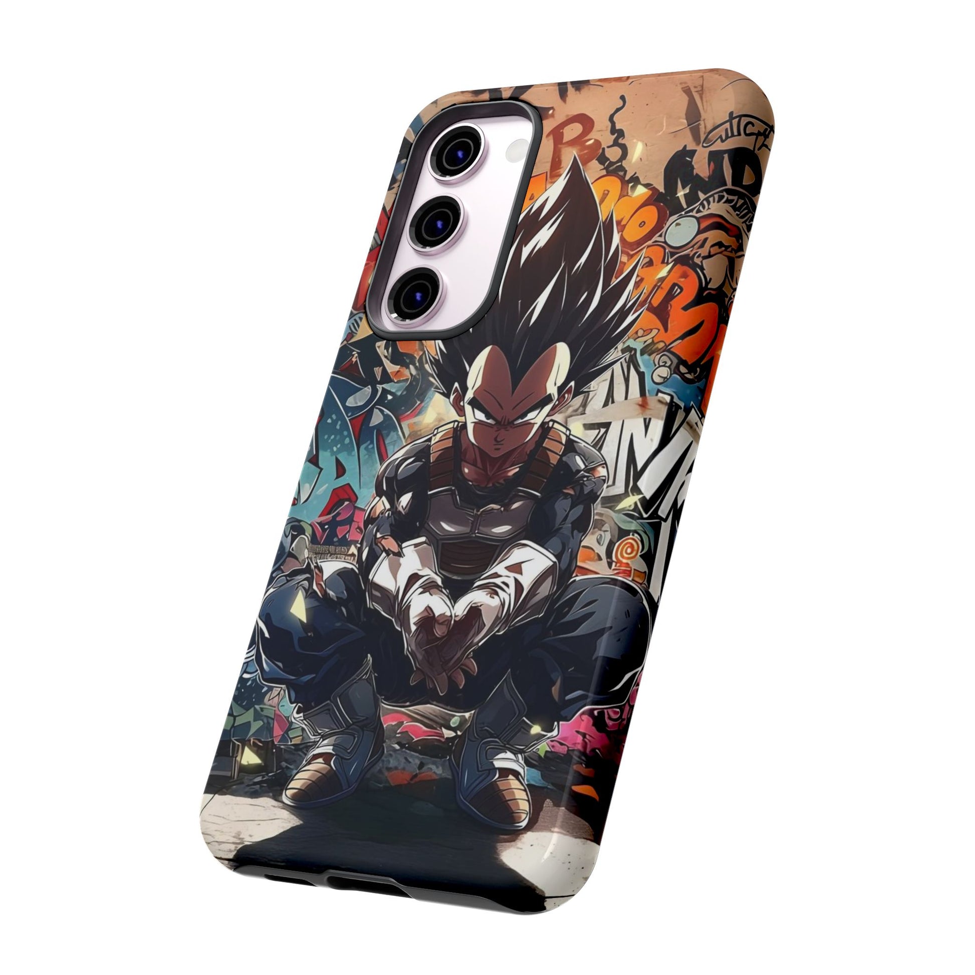 Anime Vegeta Dragon ball Z Tough Cases for iPhones, Samsung, and Pixel