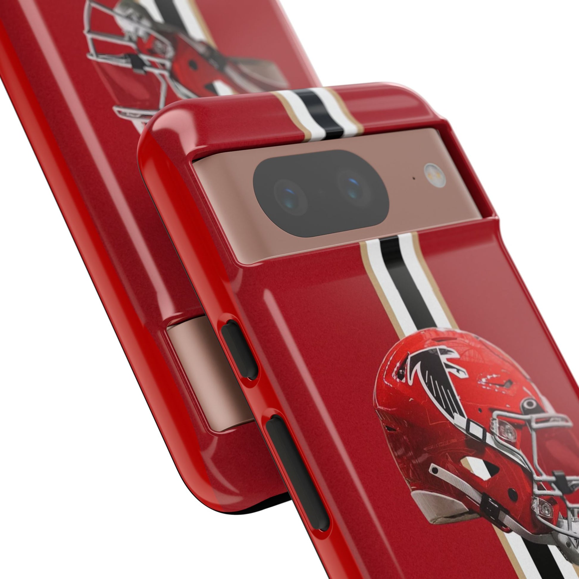 Atlanta Falcons Football Helmet Logo Tough Cases for iPhones, Samsung, and Pixel