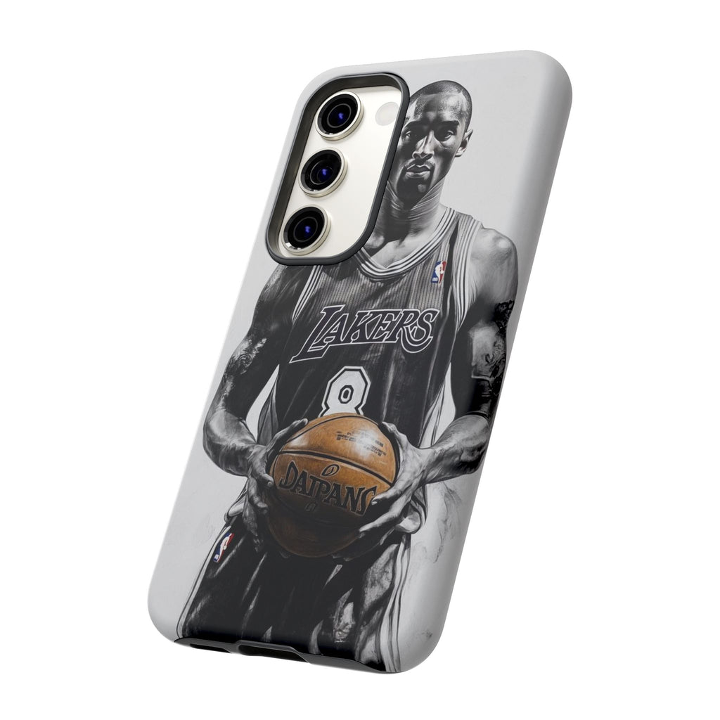 Kobe Basketball Art Tough Cases for iPhones, Samsung, and Pixel