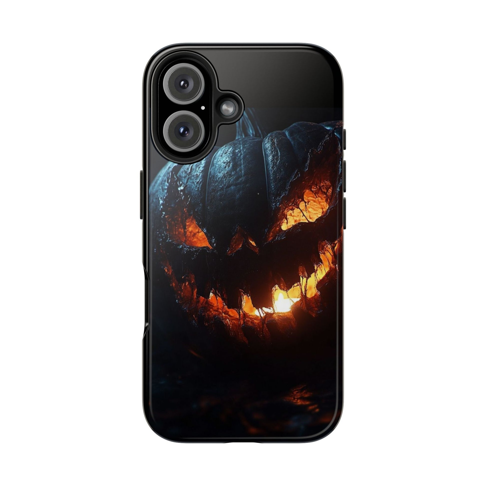 Scary Pumpkin Halloween Theme Phone Cases for iPhones & Samsung Phones