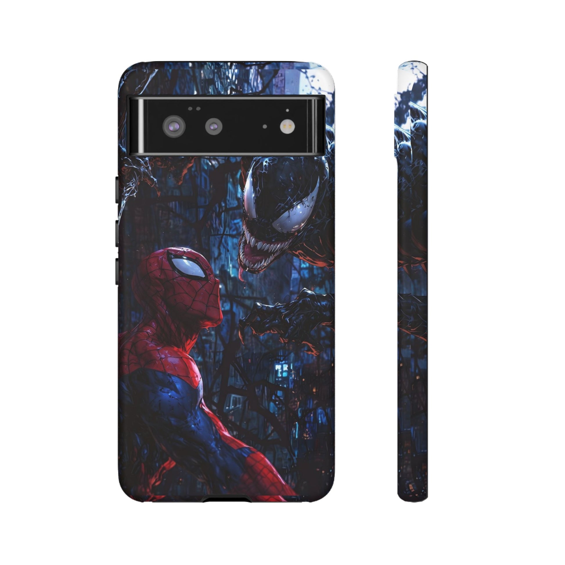 Venom x Spiderman Phone Case, Tough Cases for iPhones, Samsung, and Pixel