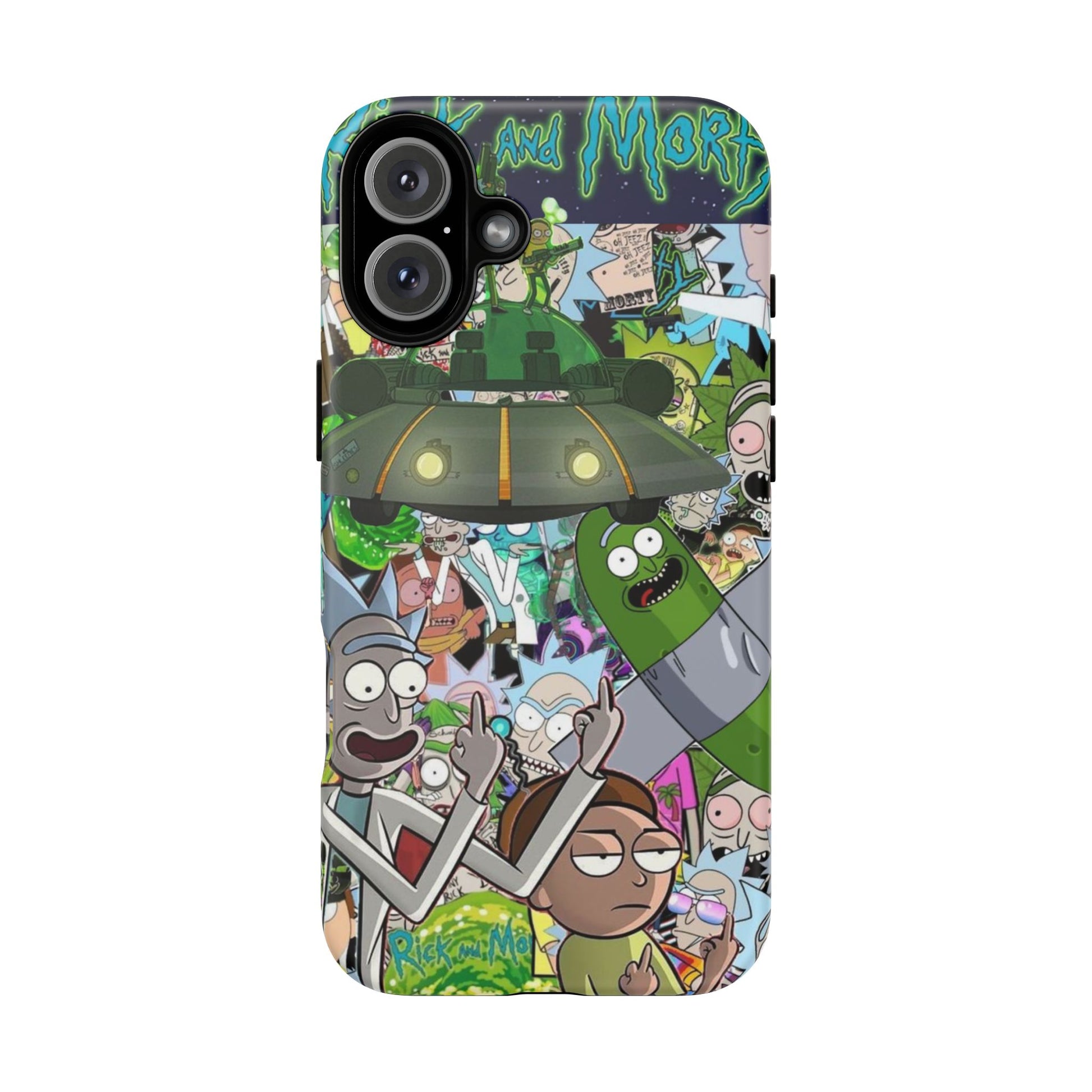 Rick and Morty Phone Case, Tough Cases for iPhones, Samsung, and Pixel