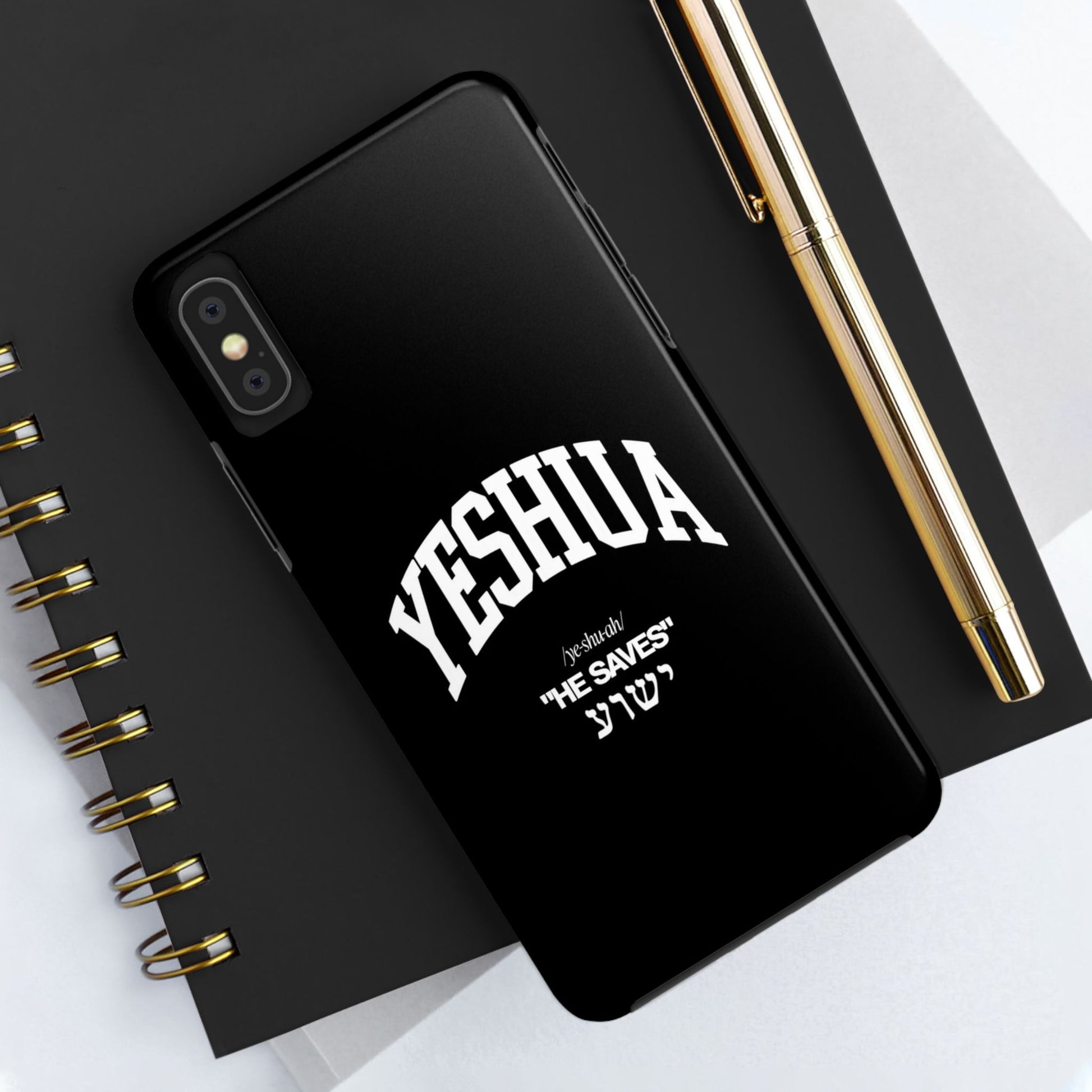 Yeshua He Saves Christian Theme Phone Cases for iPhones & Samsung Phones