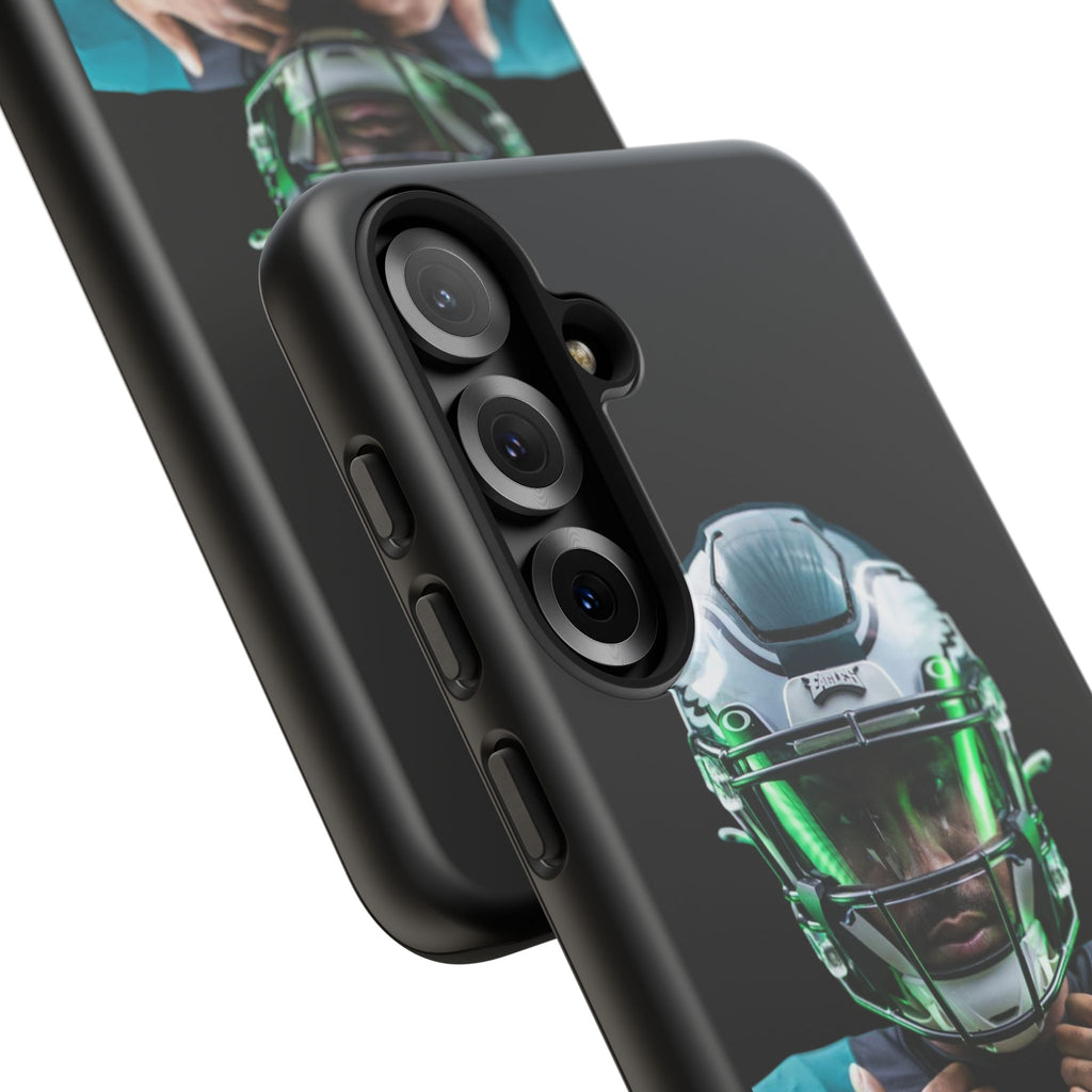 Eagles Football Jalen Hurts Tough Cases for iPhones, Samsung, and Pixel