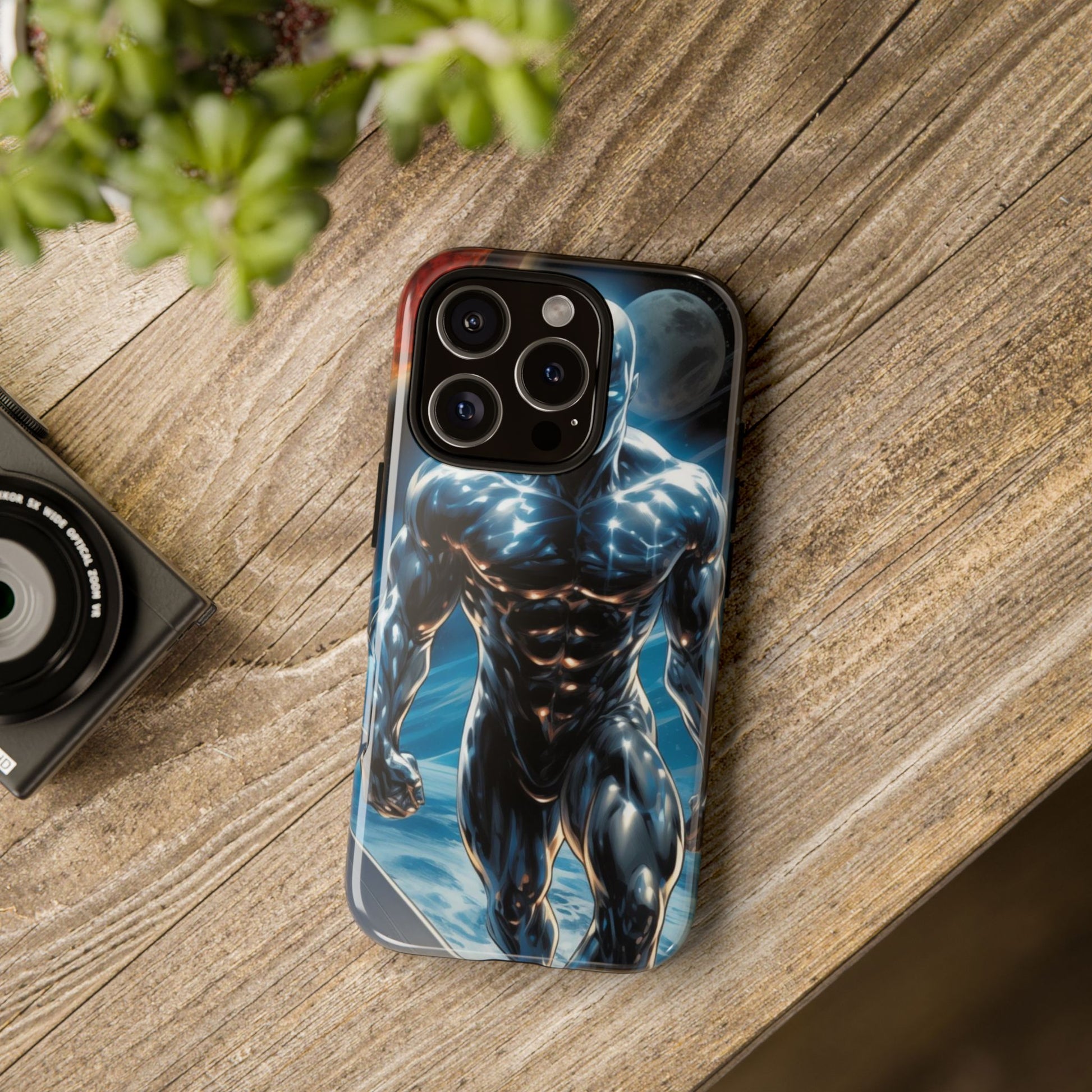 The Silver Surfer Comic Art Phone Case, Tough Cases for iPhones, Samsung, and Pixel