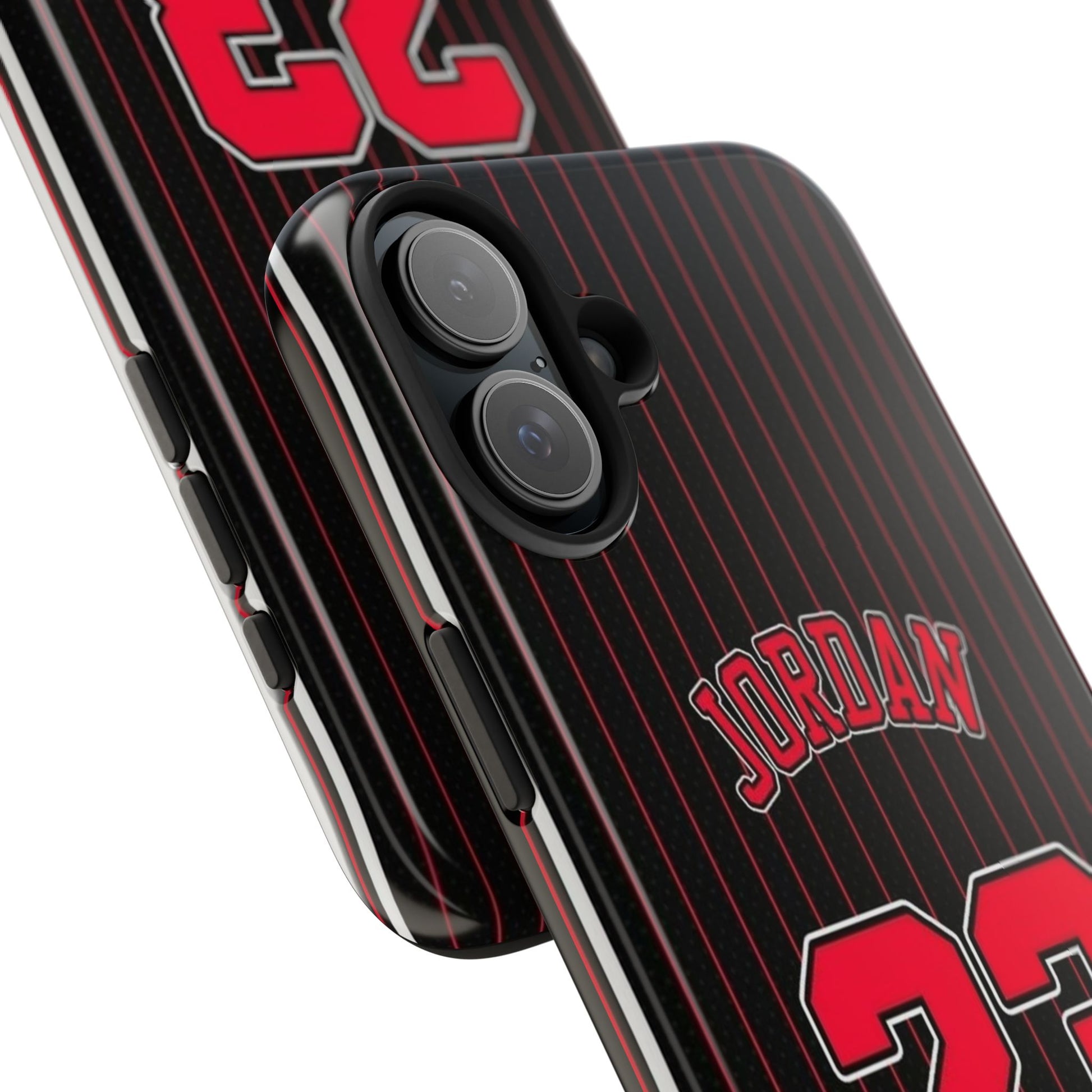 Sports Pinstripe 23 Jersey Phone Cases for iPhone & Samsung Galaxy Phones