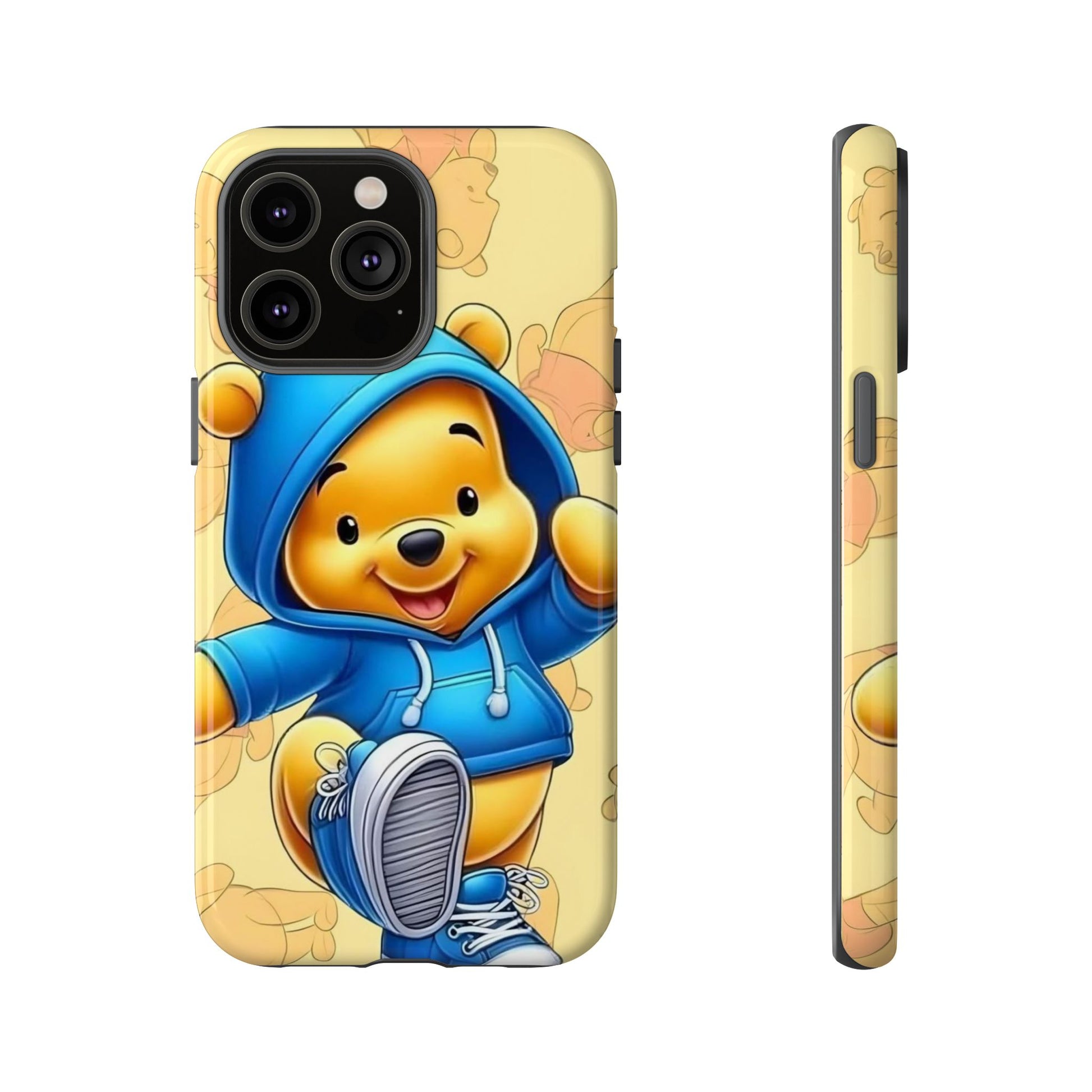Cute Pooh Bear Phone Case, Tough Case