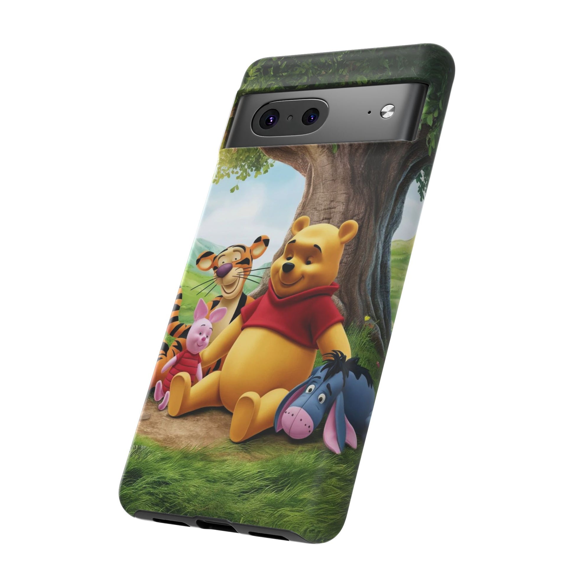 Cute Pooh Bear Phone Case, Tough Cases, Disney Phone for iPhones, Samsung, and Pixel