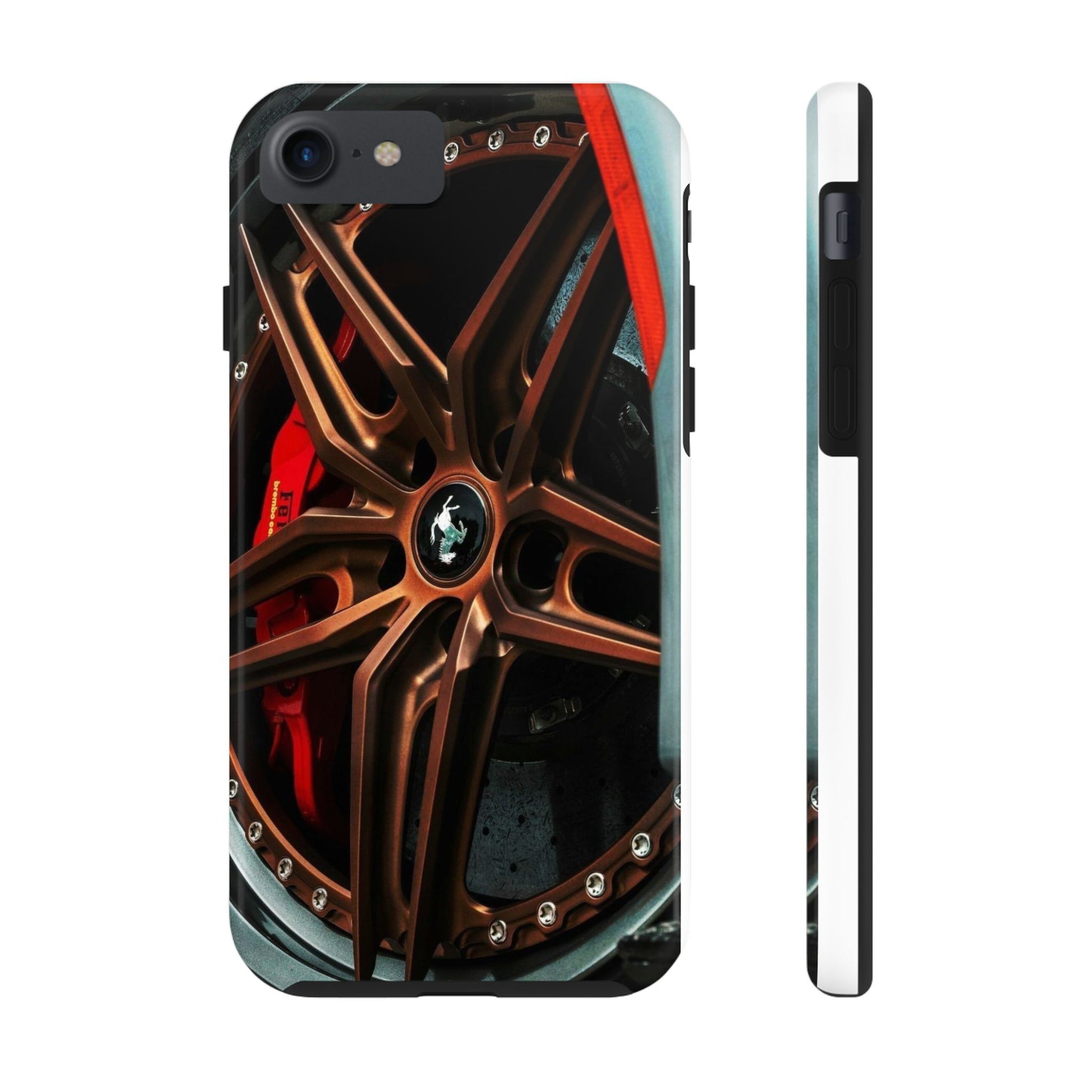 Sports Car Racing Wheel tough Phone Cases for Iphones & Samsung Durable