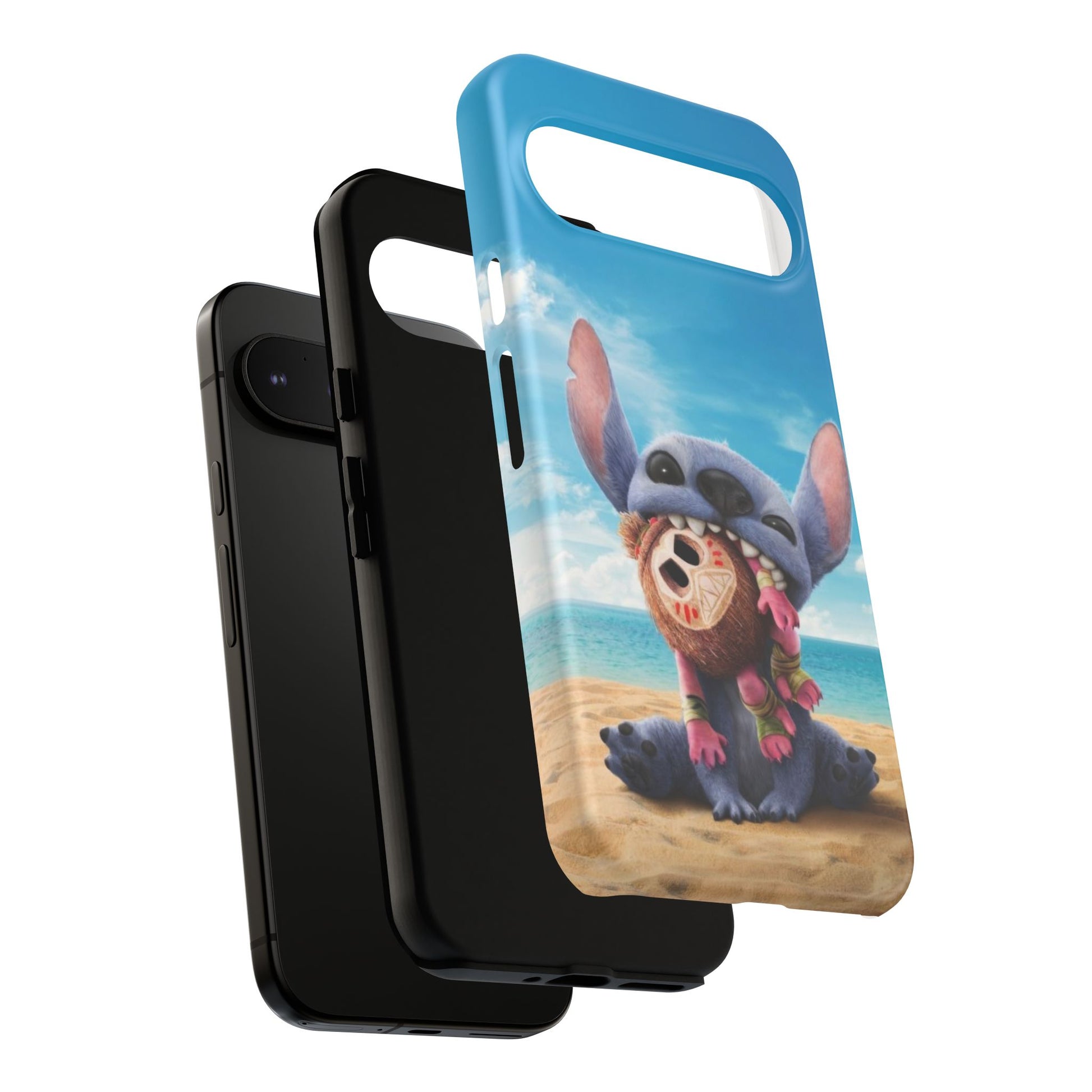 Stitch Beach Sunset Landscape Phone Case for iPhone, Samsung Galaxy, & Pixel Phones
