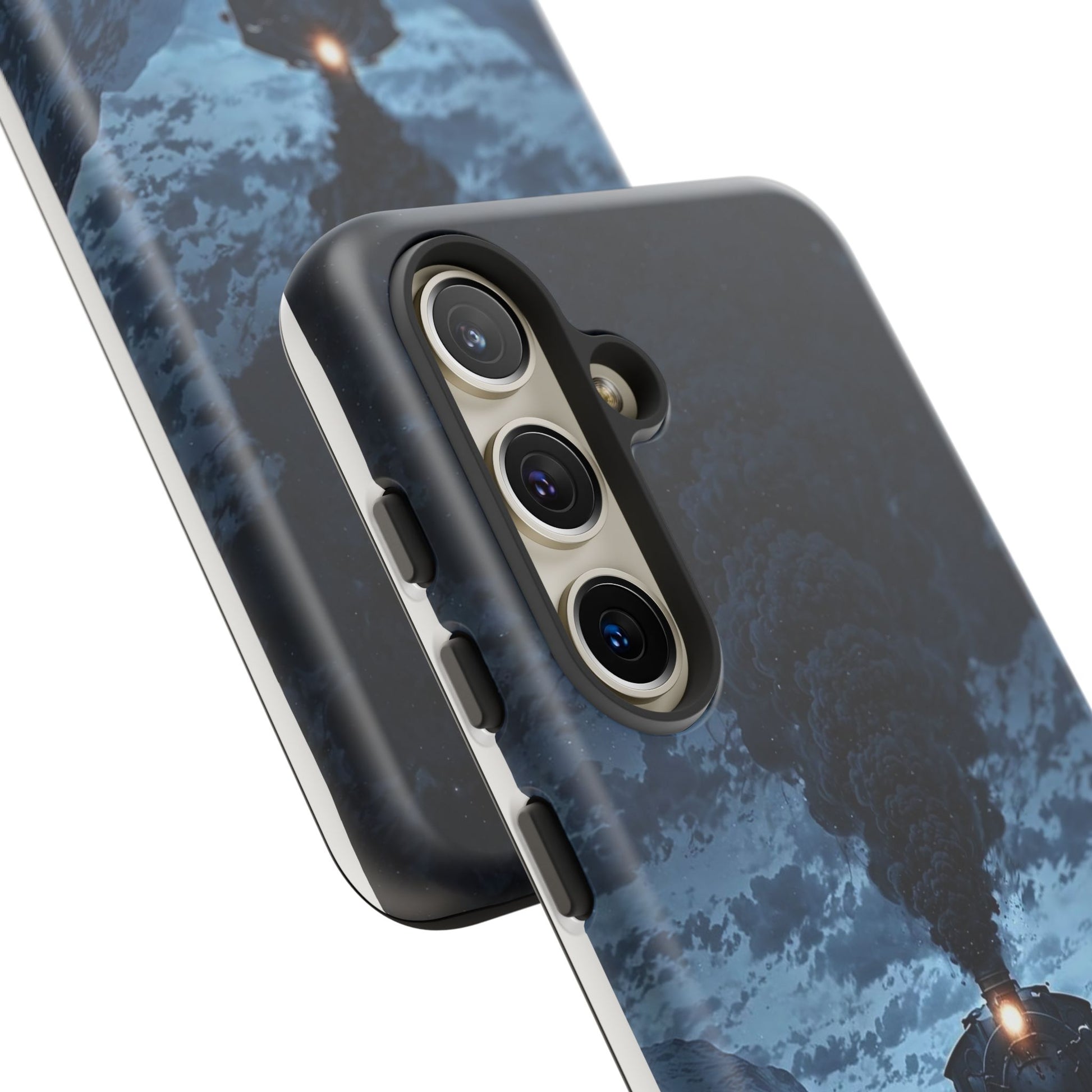 Steam Engine Train Themed Tough Cases for iPhones, Samsung, and Pixel