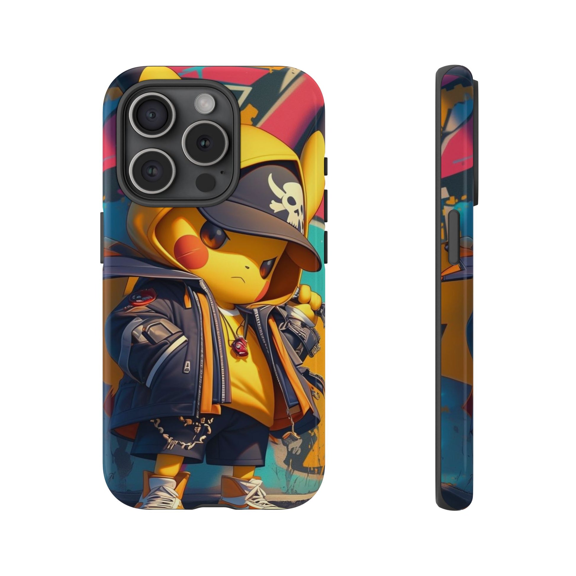 Cute Poke Bear Phone Case, Tough Cases for iPhones, Samsung, and Pixel