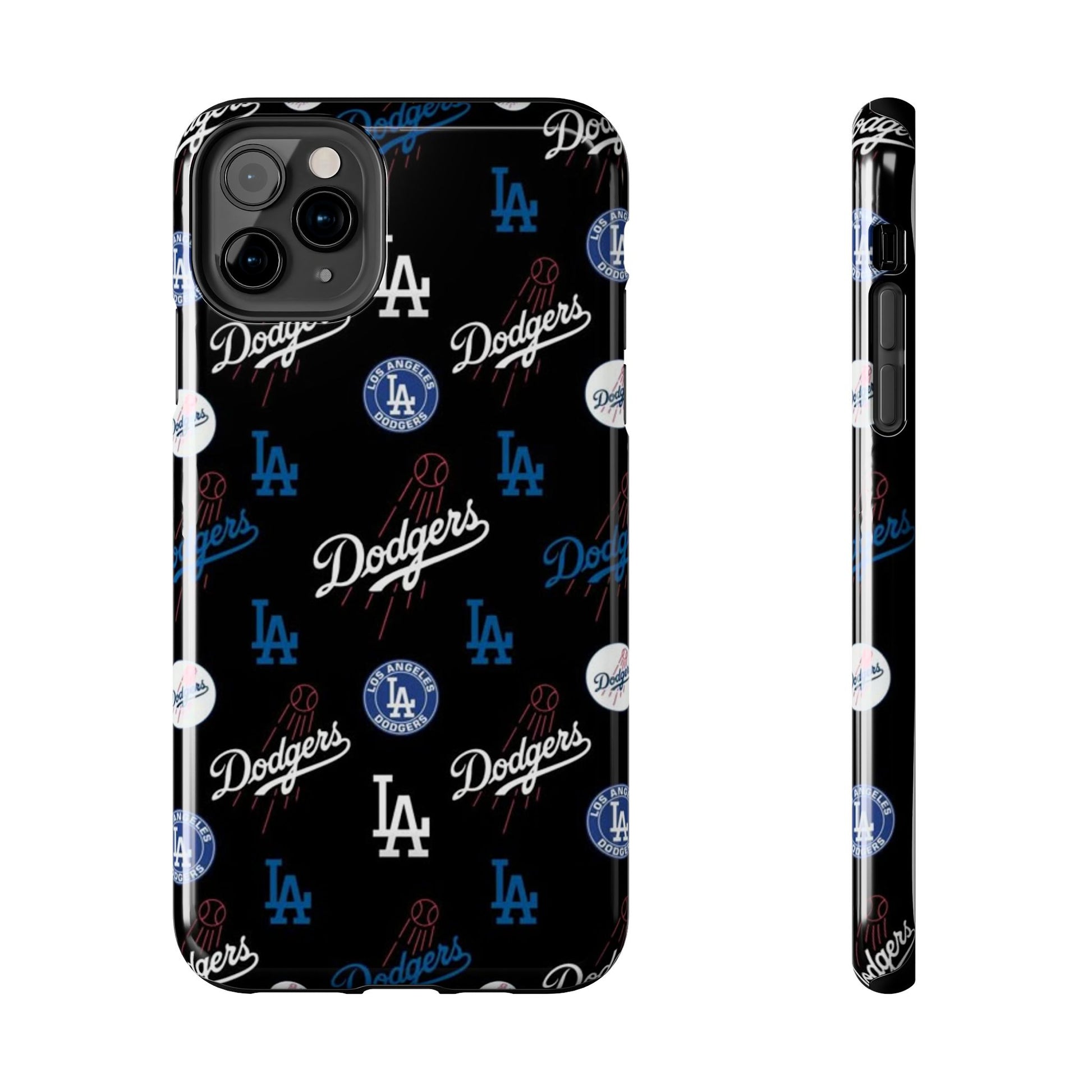 Dodgers Baseball Pattern Phone Cases for Iphones & Samsung Phones Durable