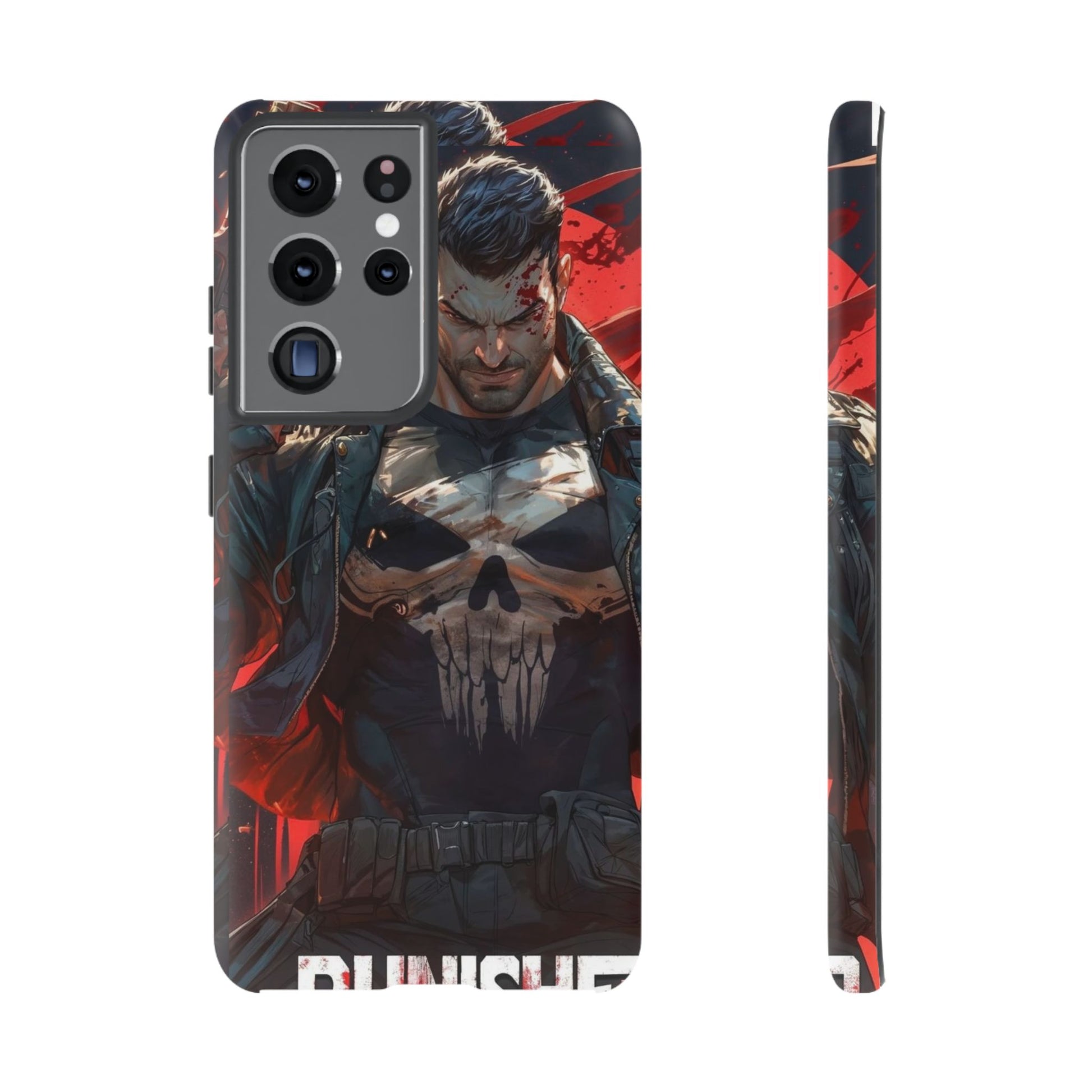 Punisher Tough Cases for iPhones, Samsung, and Pixel