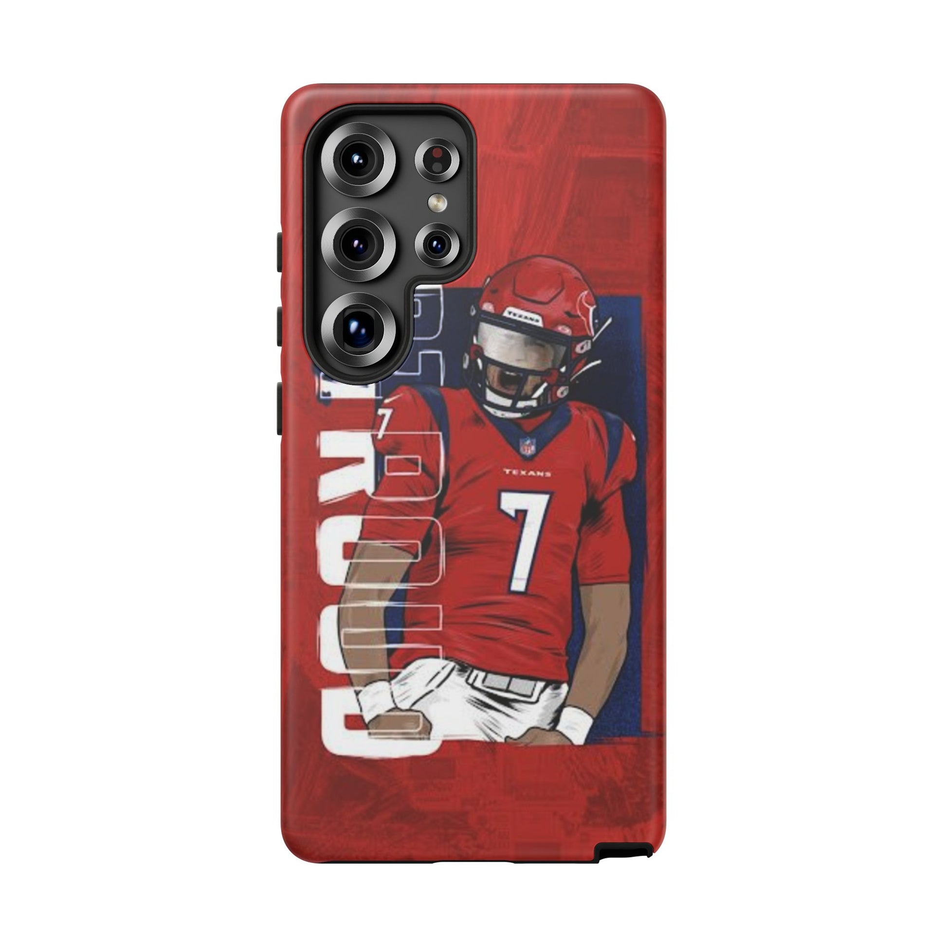 Houston Texans Football CJ Stroud Tough Cases for iPhones, Samsung, and Pixel