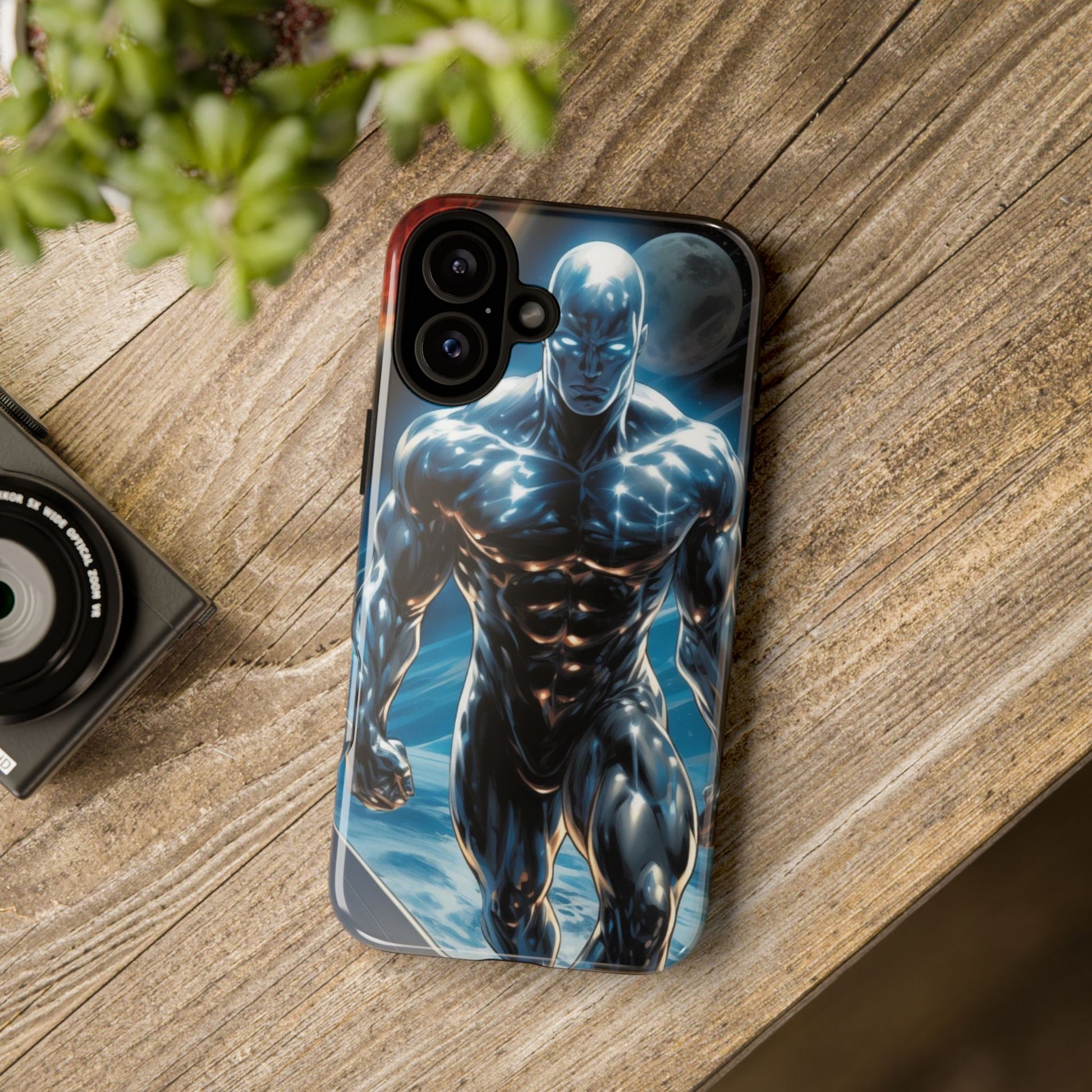 The Silver Surfer Comic Art Phone Case, Tough Cases for iPhones, Samsung, and Pixel