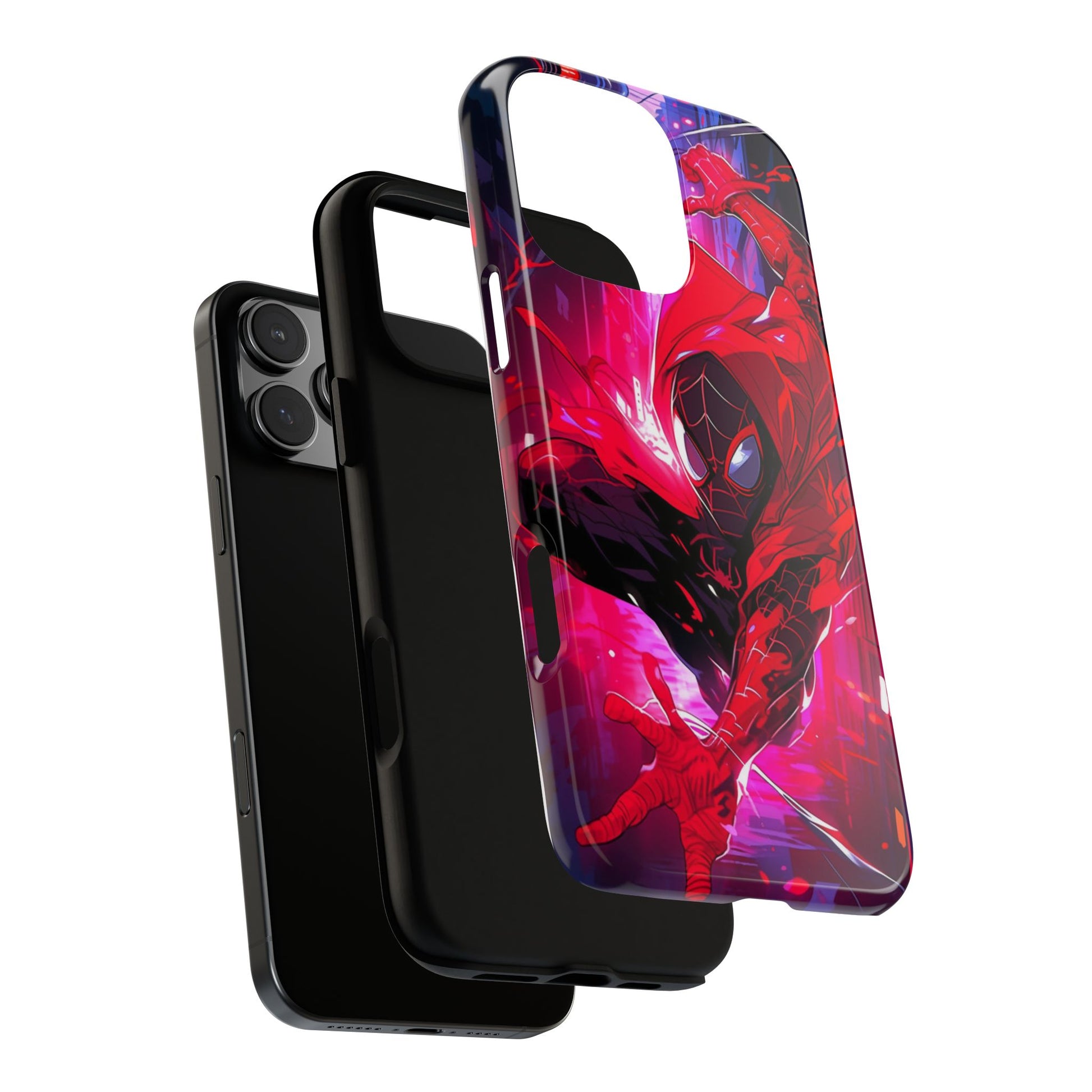 Miles Morales Spiderman Phone Case, Tough Cases for iPhones, Samsung, and Pixel
