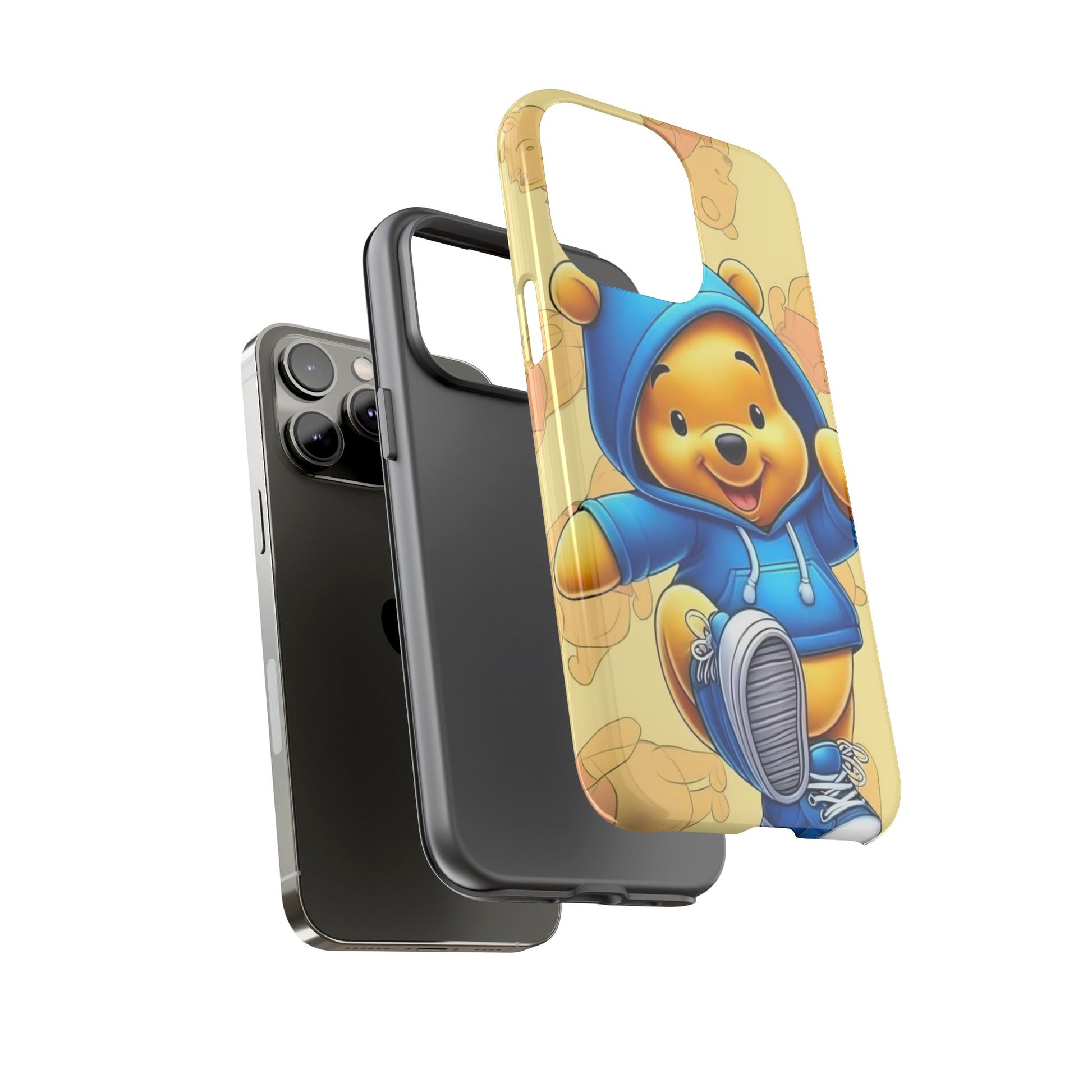 Cute Pooh Bear Phone Case, Tough Case