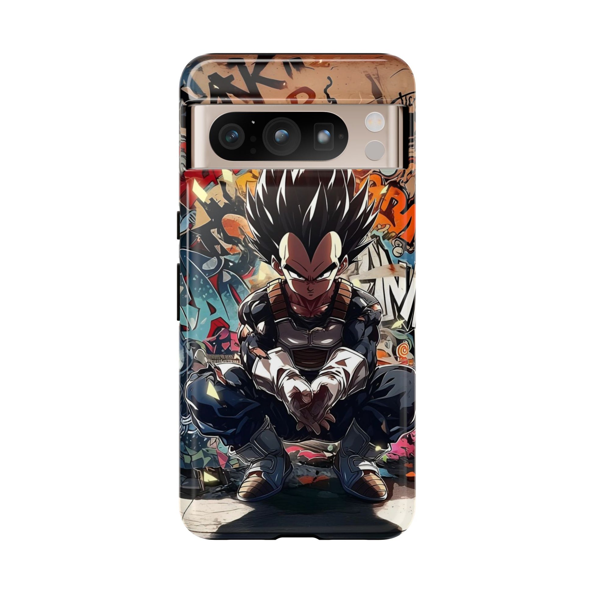 Anime Vegeta Dragon ball Z Tough Cases for iPhones, Samsung, and Pixel